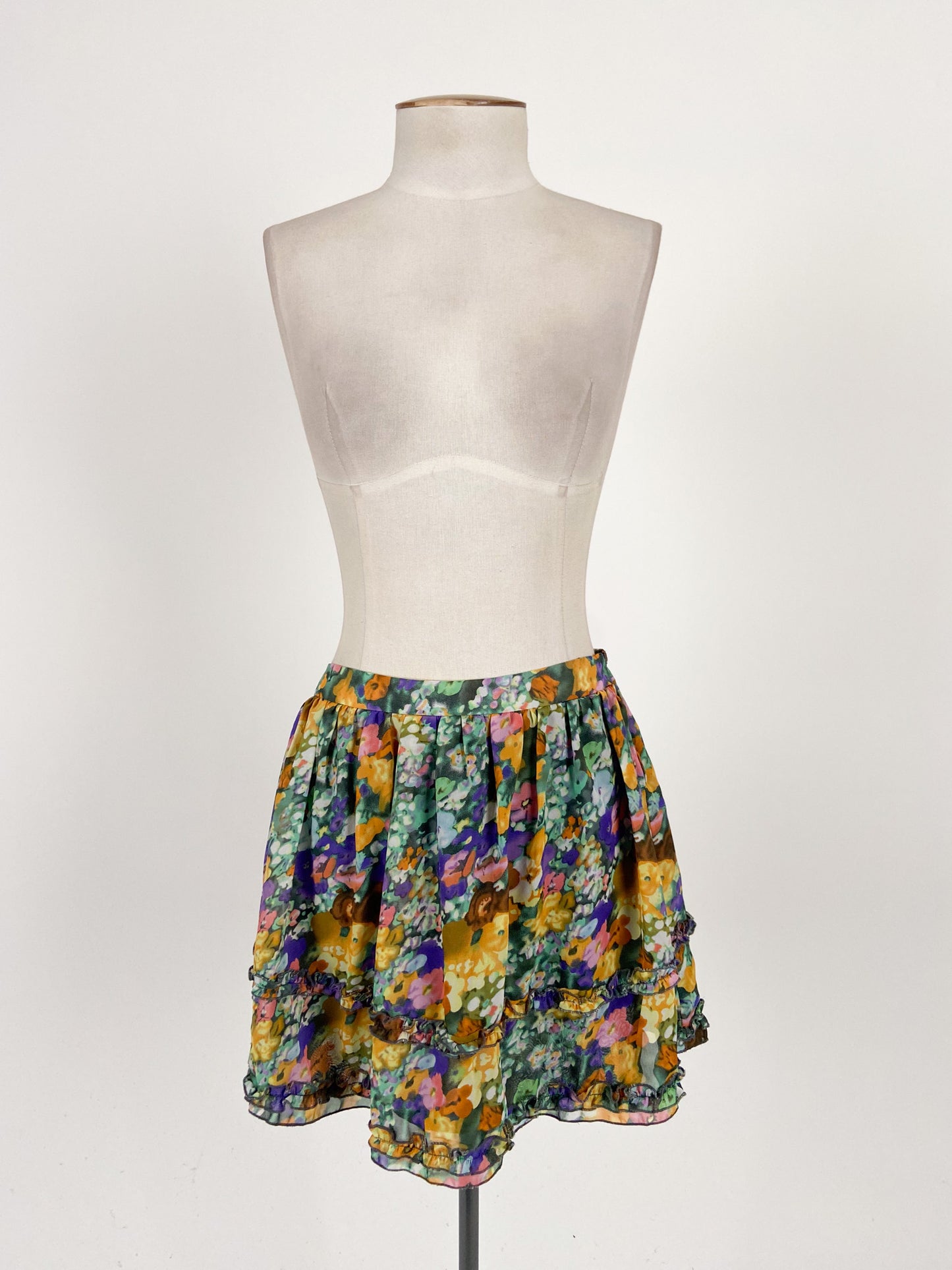 Bebe Sydney | Multicoloured Casual Skirt | Size 8