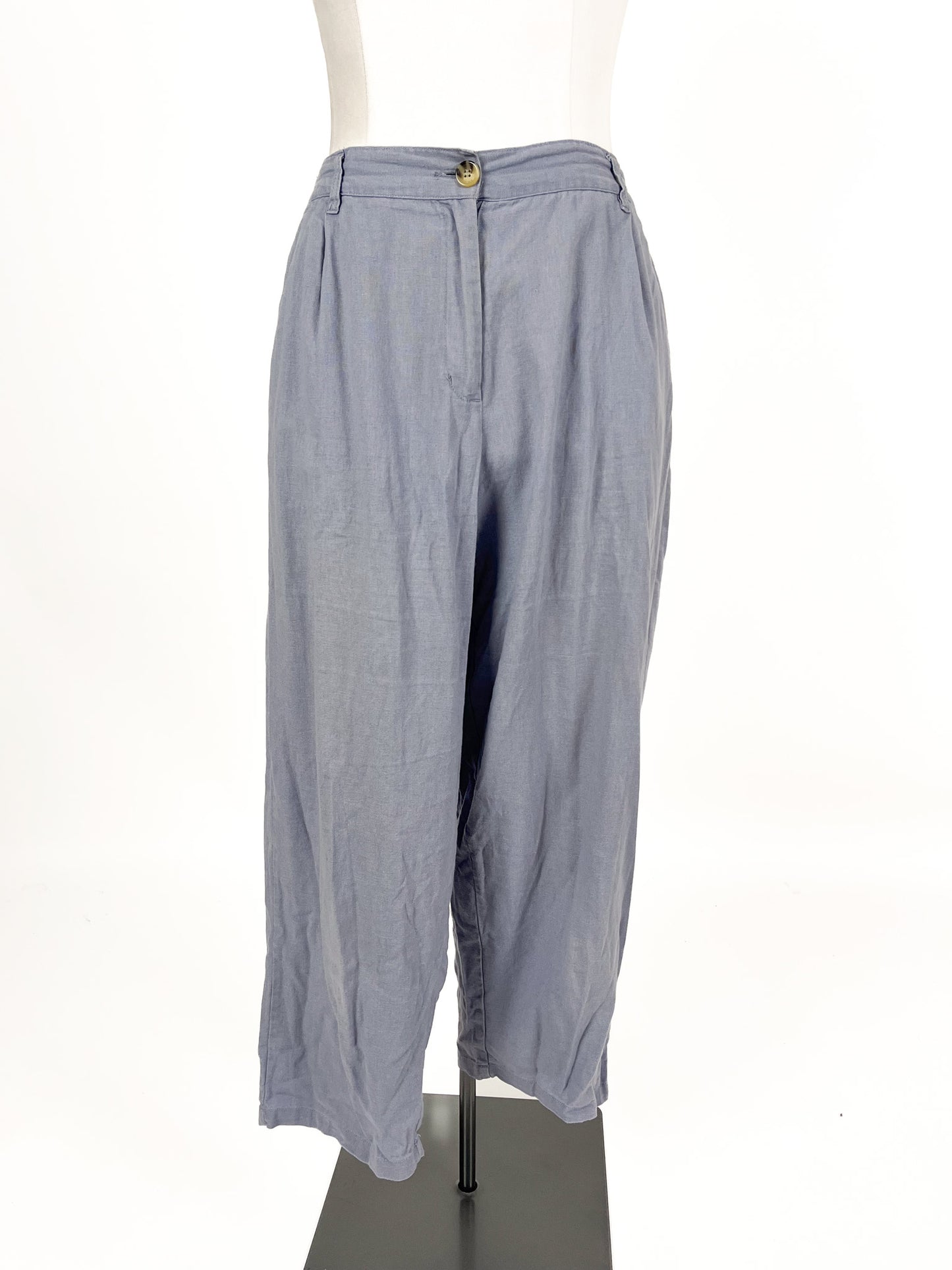 Princess Highway | Blue Cropped High waisted Pants | Size 14
