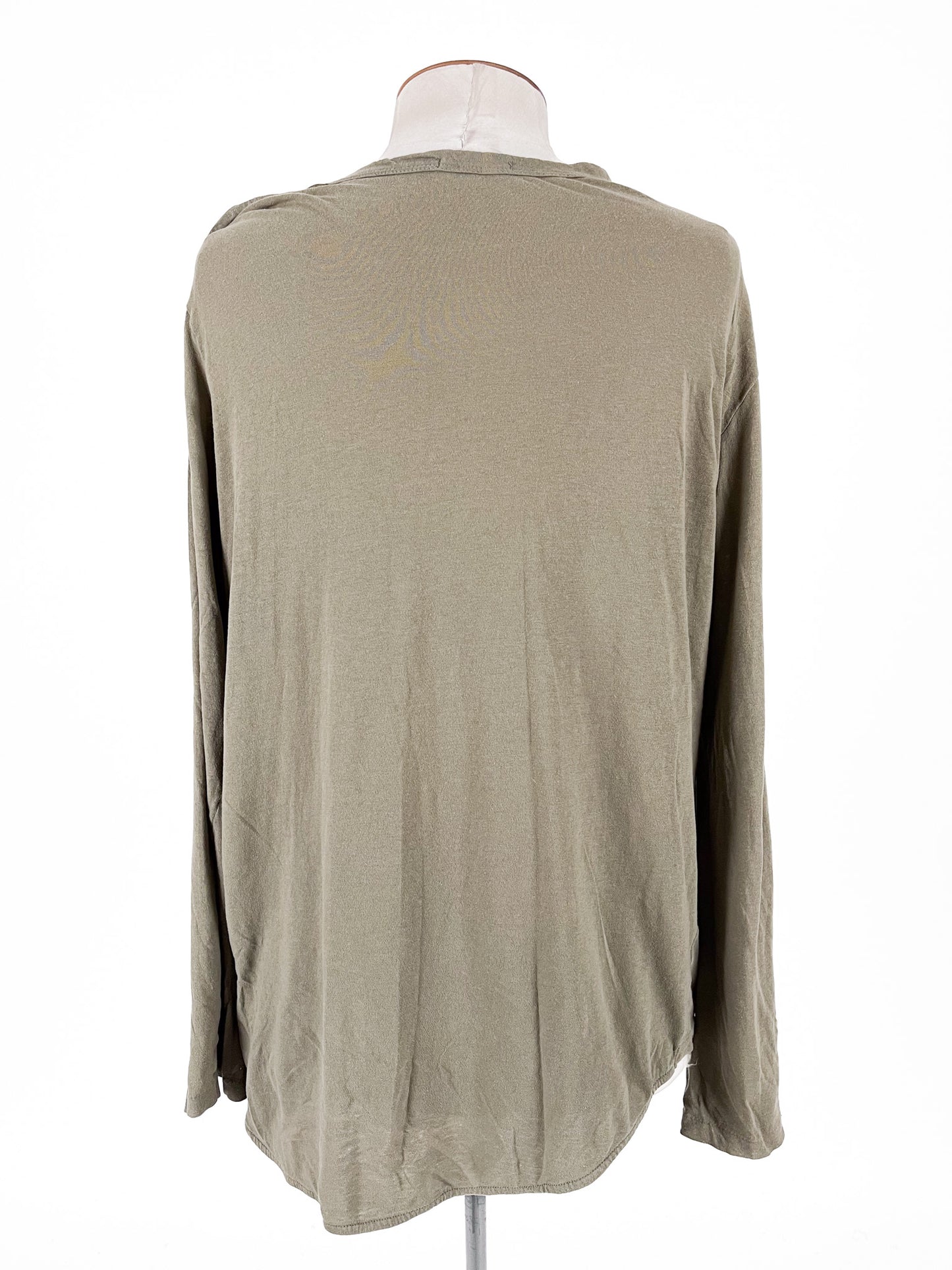 Bassike | Green Casual Top | Size M