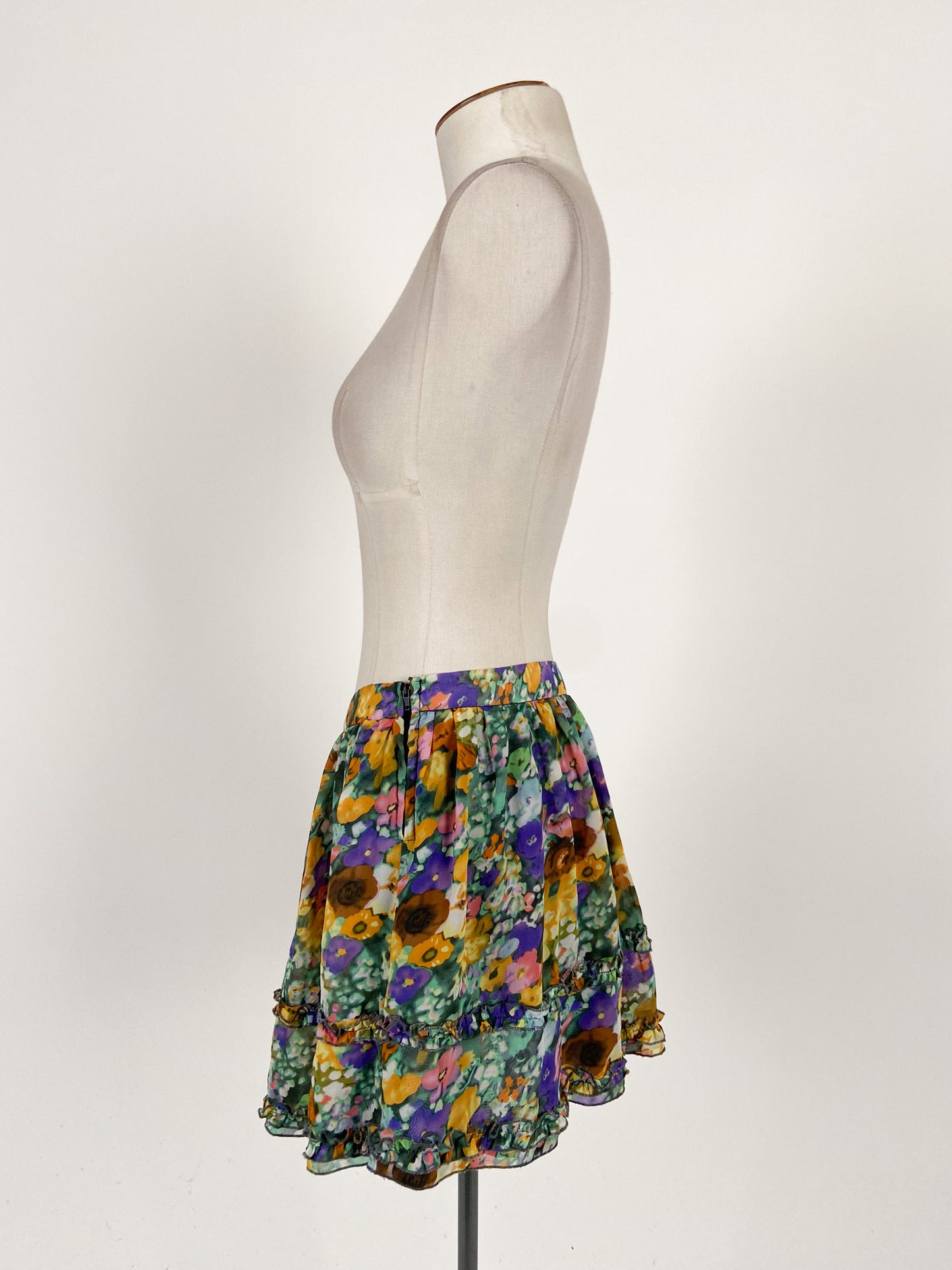 Bebe Sydney | Multicoloured Casual Skirt | Size 8