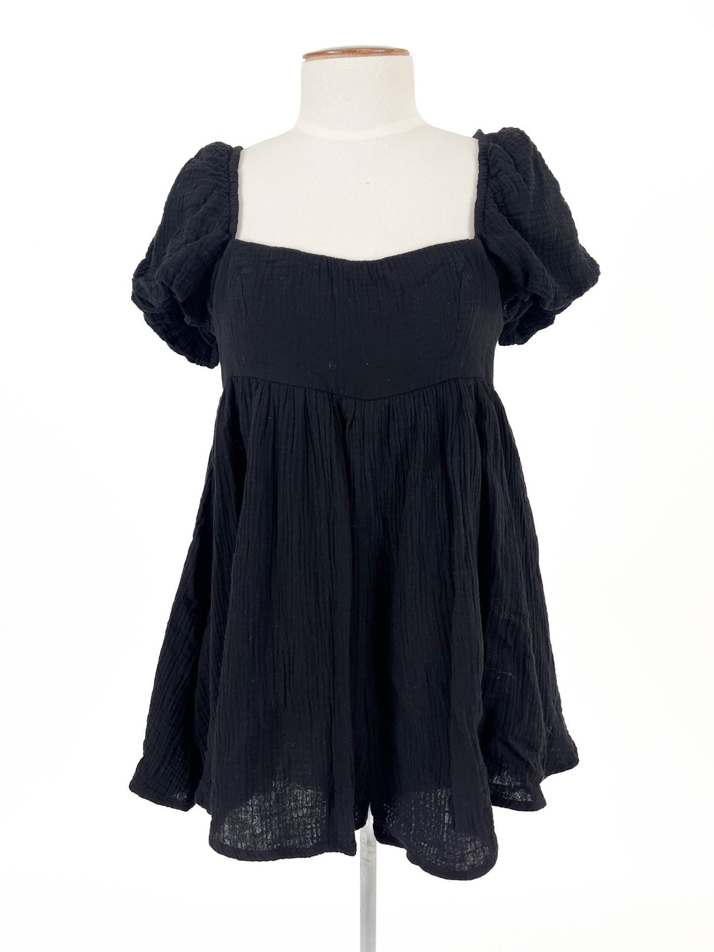 Princess Polly | Black Casual Playsuit | Size 8
