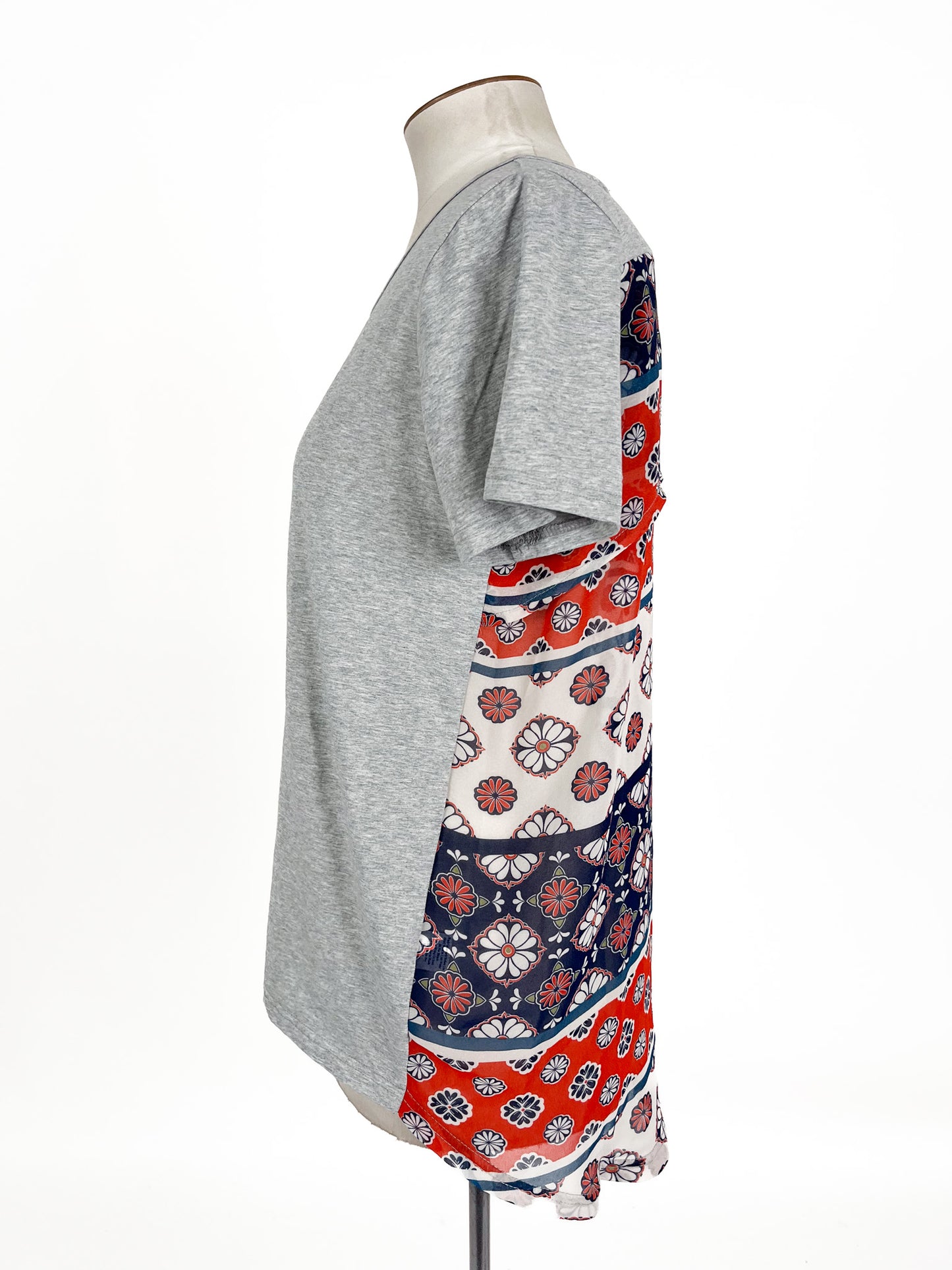 Ketz-ke | Grey Casual Top | Size 8