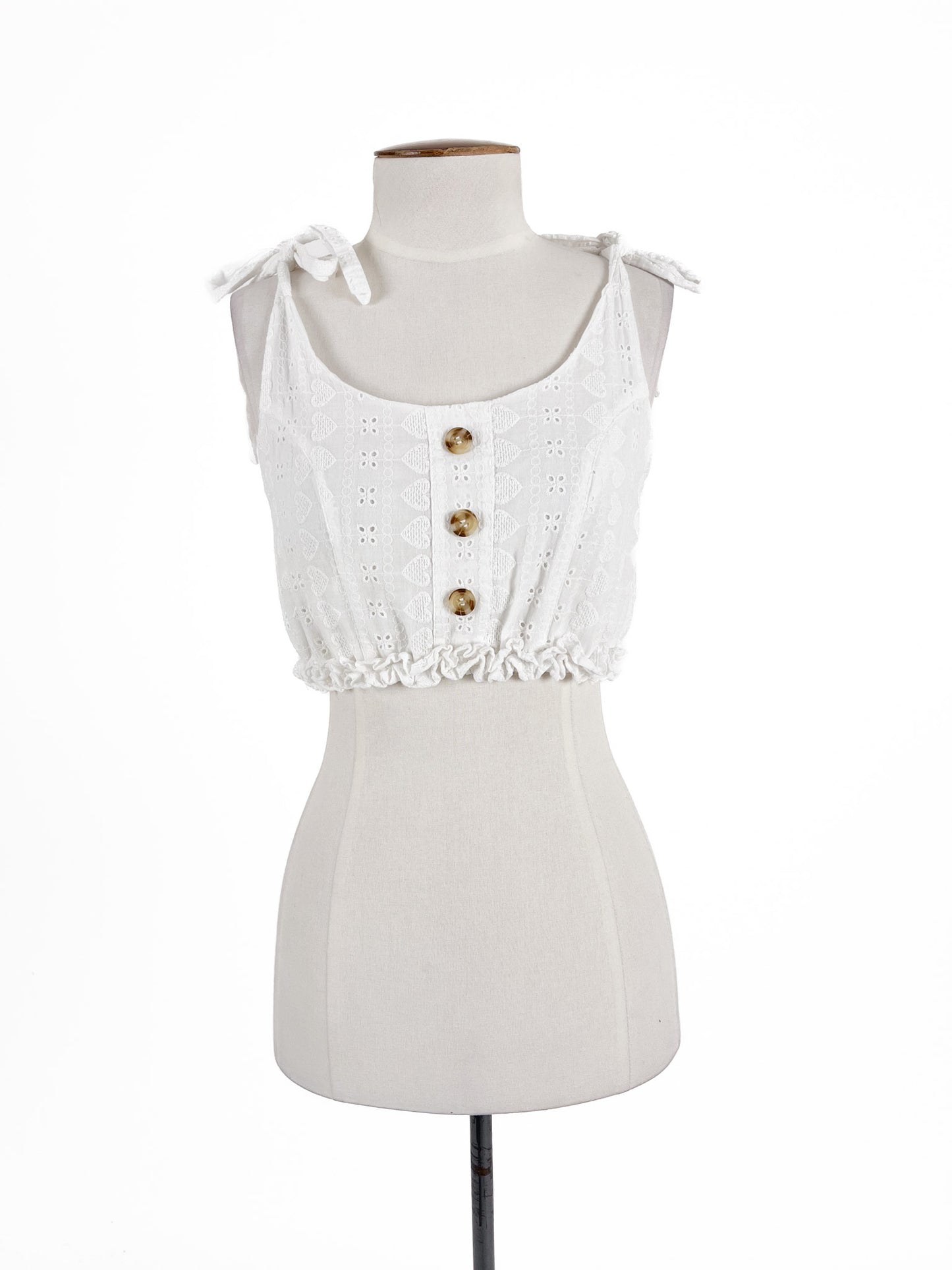 Unknown Brand | White Casual Top | Size S
