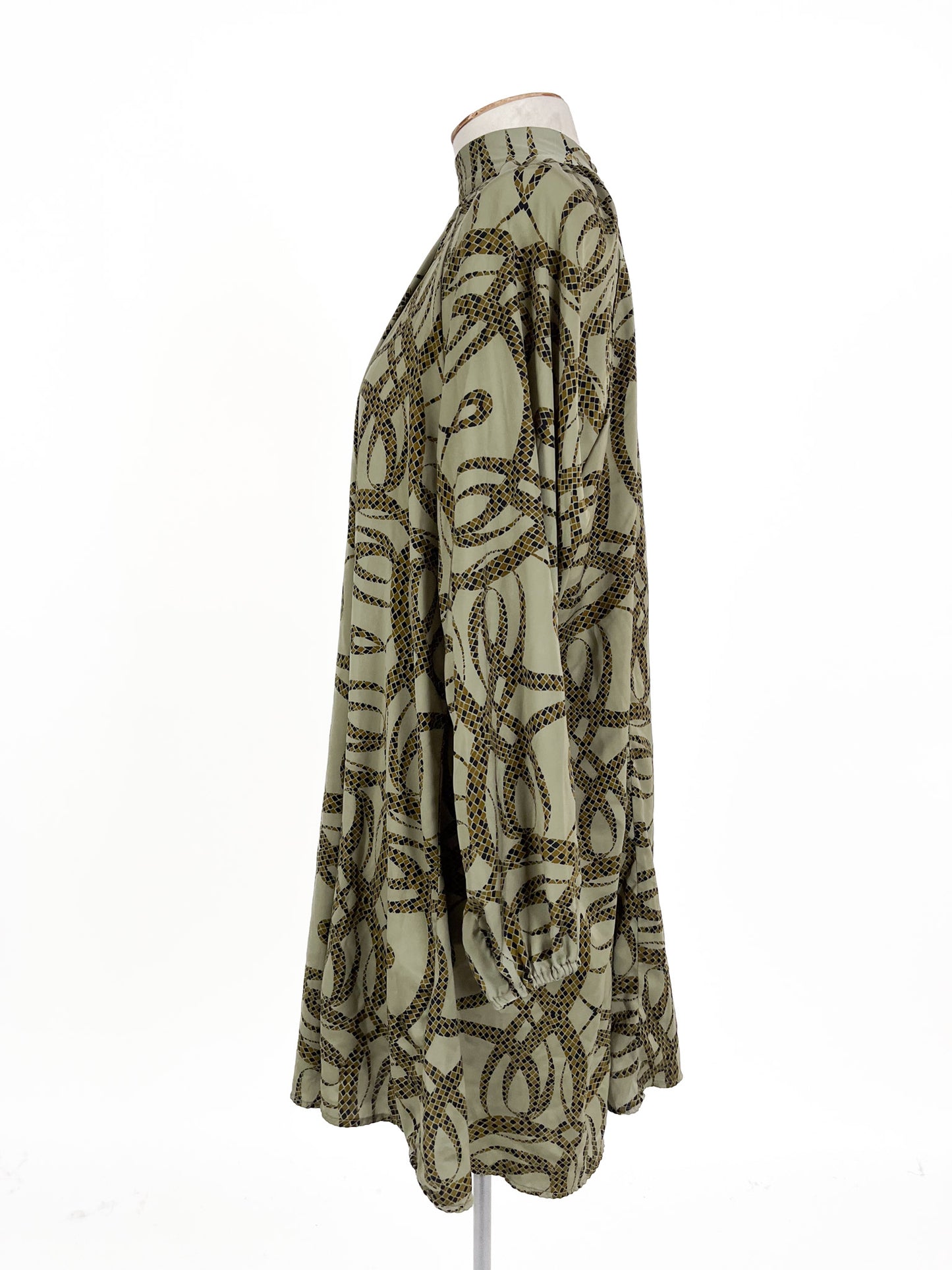 Richard Allen x H&M | Green Casual/Cocktail Dress | Size 6