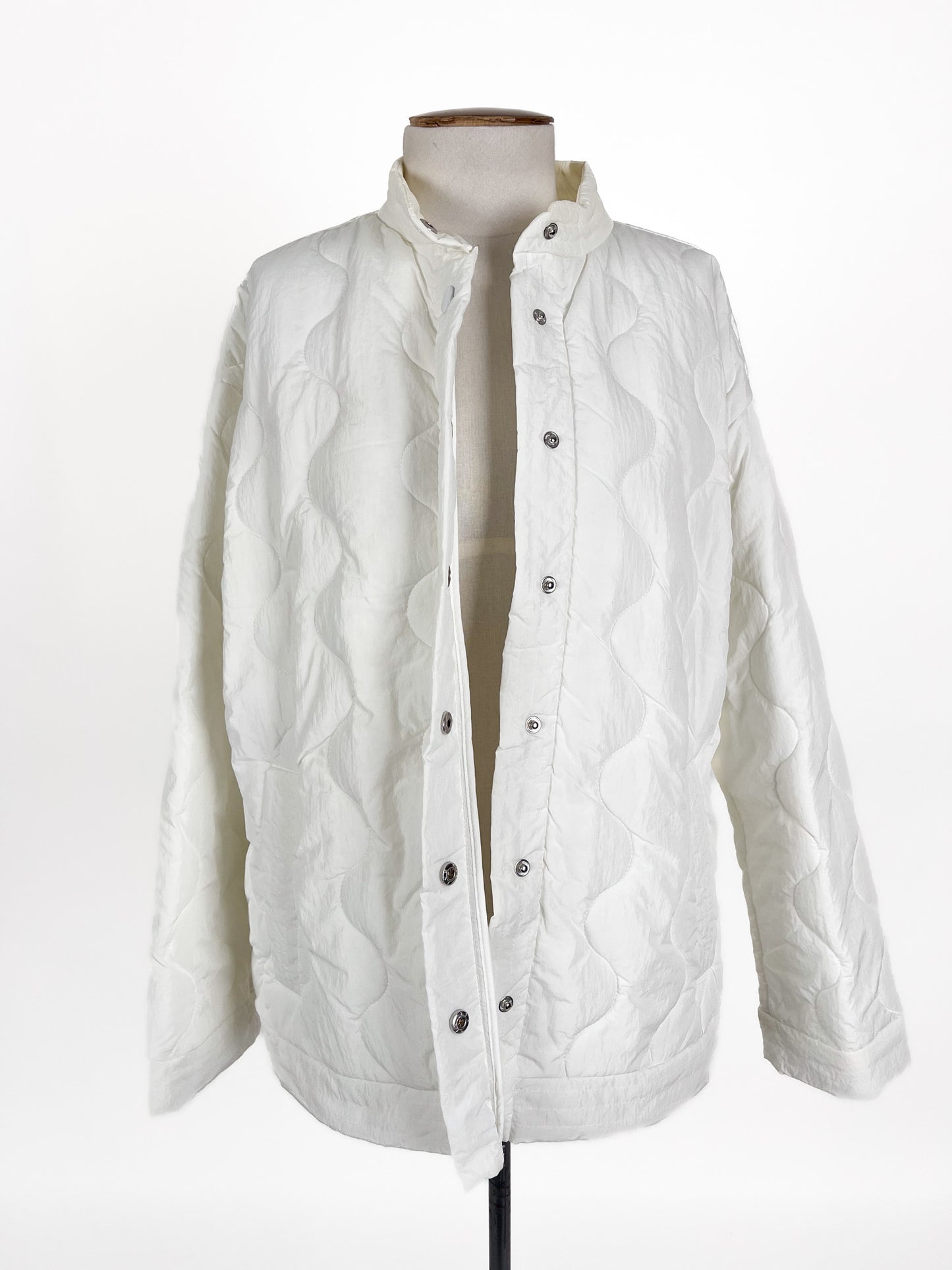 Ruby | White Casual Jacket | Size M