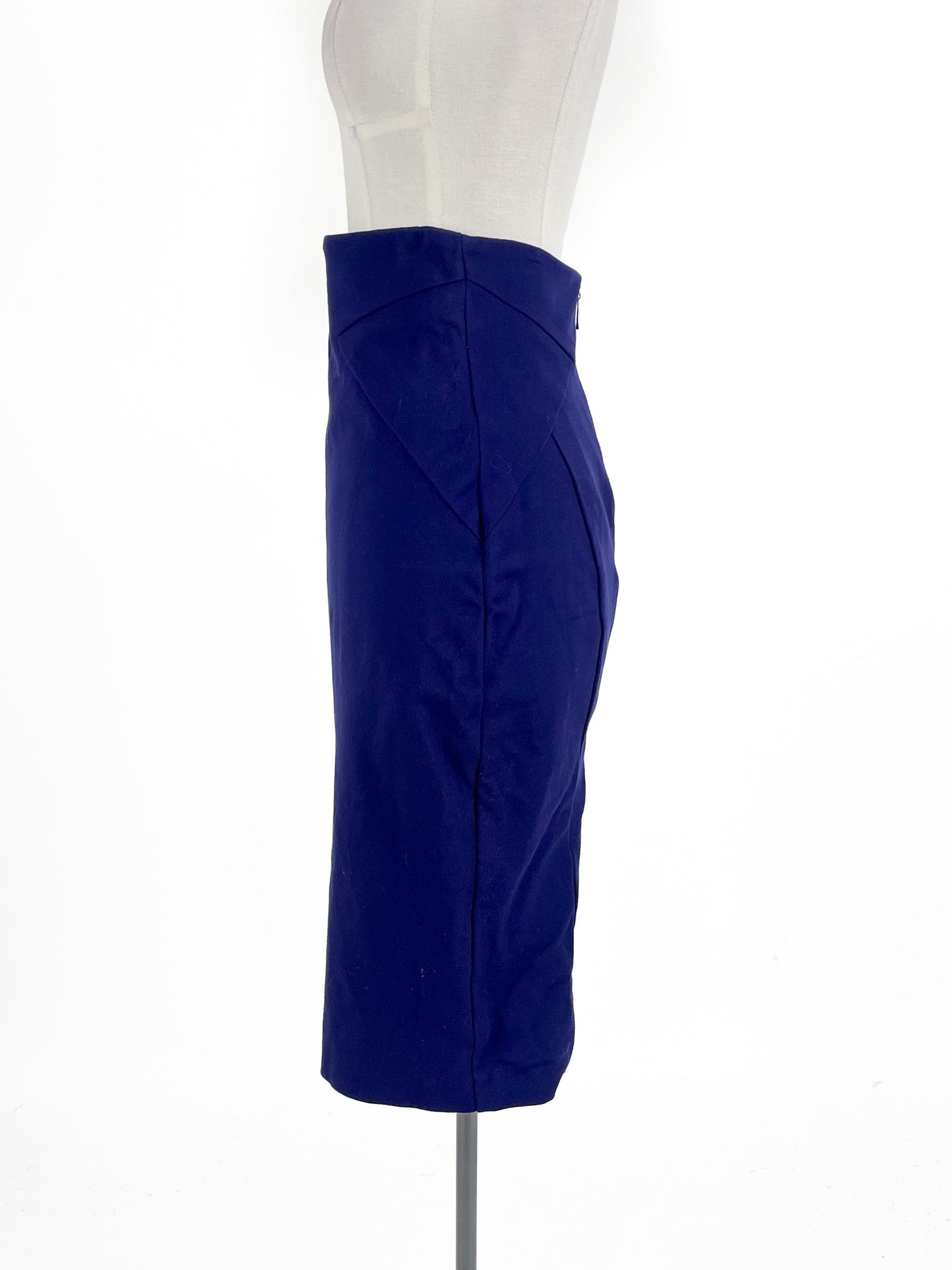 CUE | Navy Workwear Skirt | Size 6