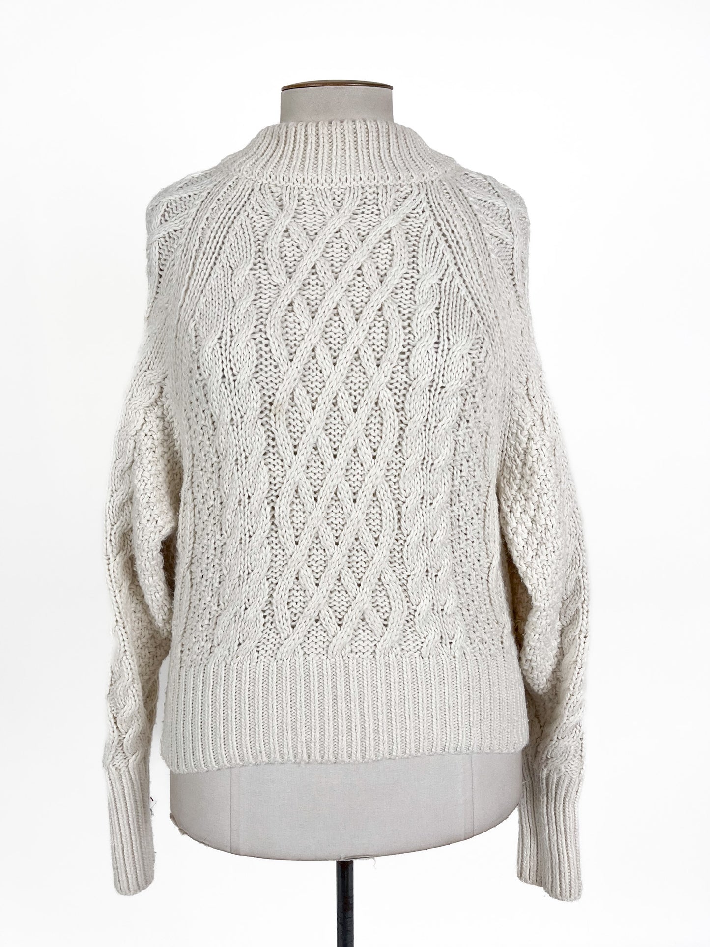 H&M | White Casual Jumper | Size S