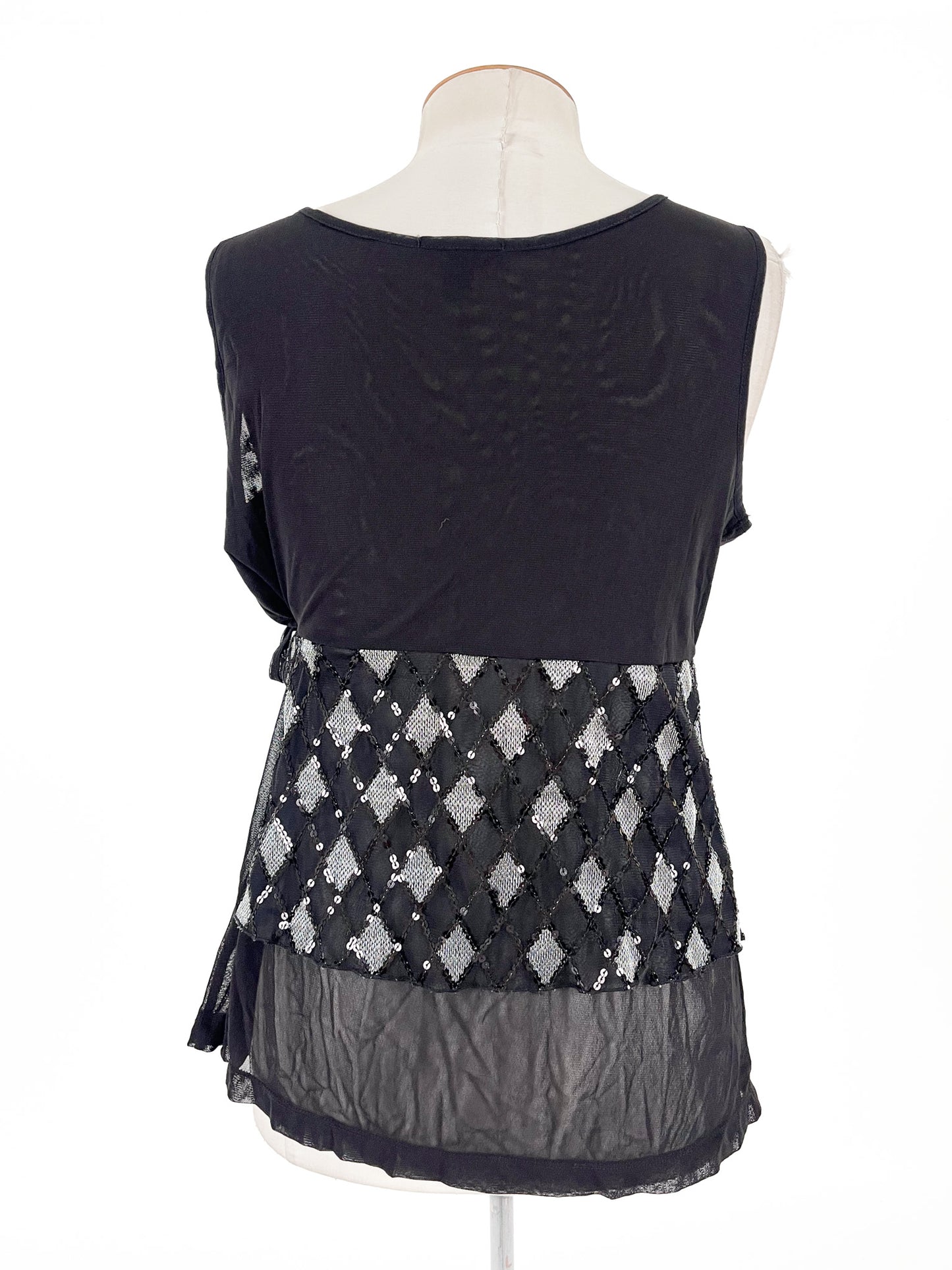 Salsa | Black Casual/Cocktail Top | Size 14
