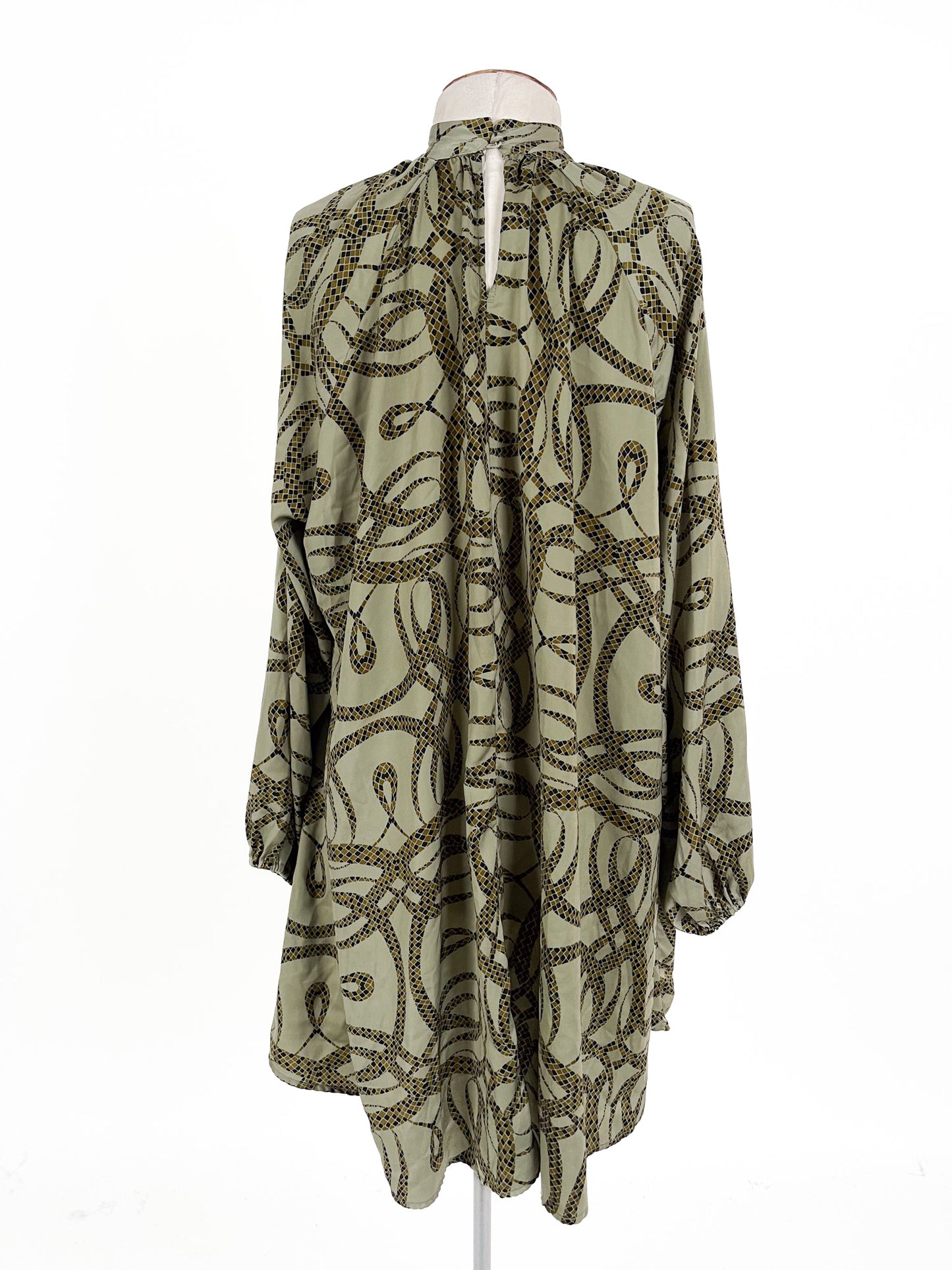 Richard Allen x H&M | Green Casual/Cocktail Dress | Size 6