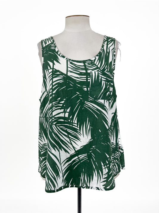 Home-Lee - Green Tank Top (Size 16)