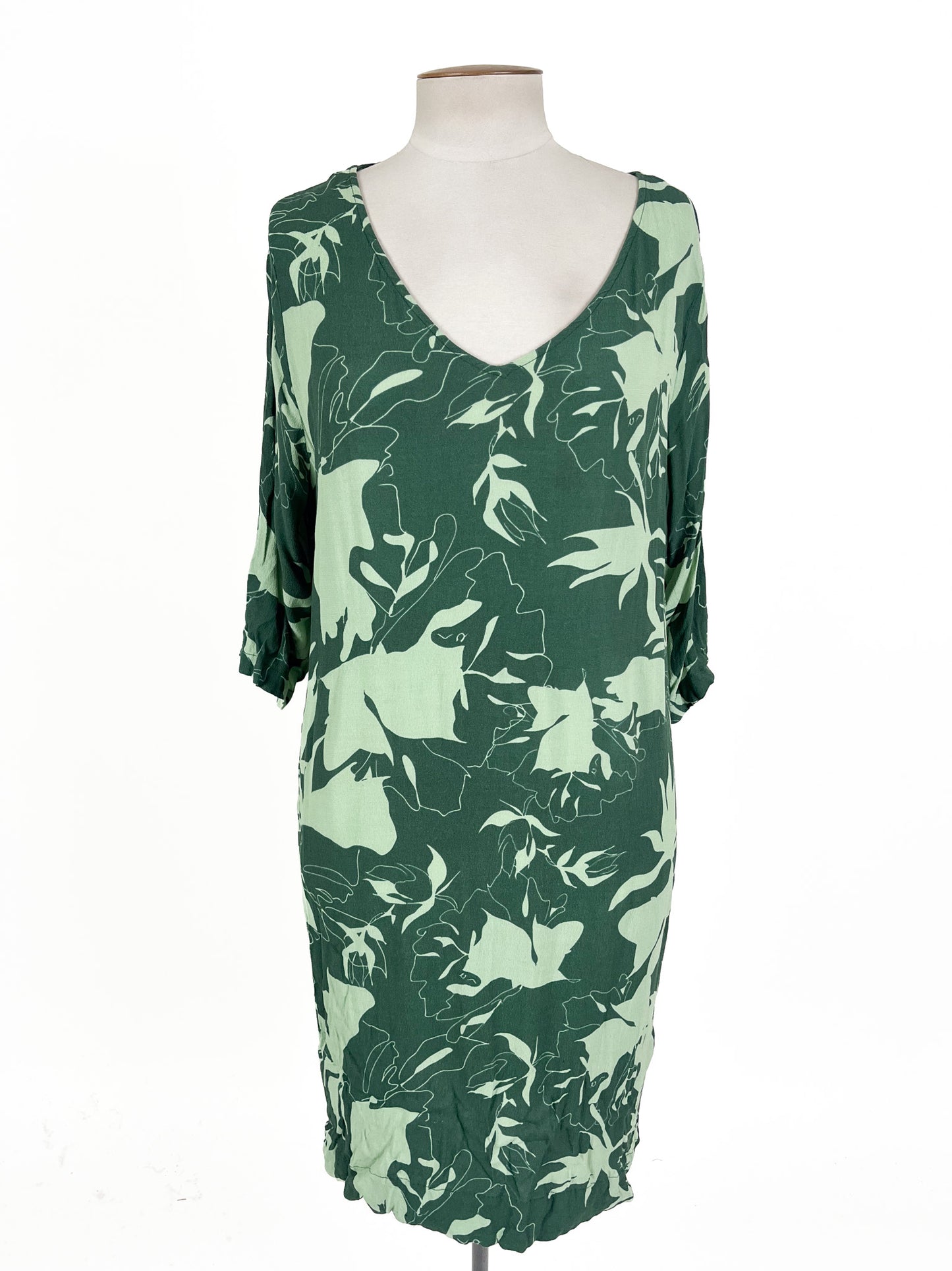 Elm | Green Casual/Workwear Dress | Size 14