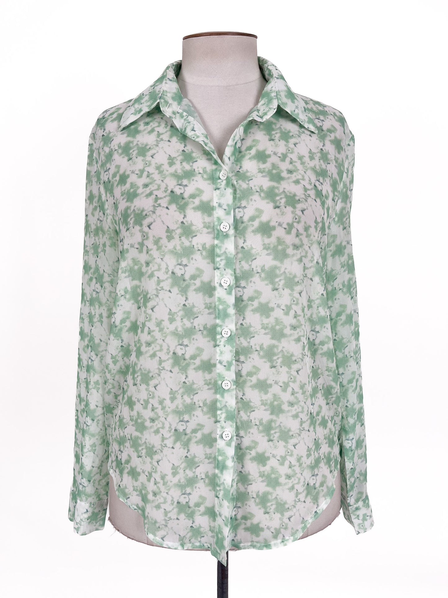 Cider | Green Casual Top | Size S