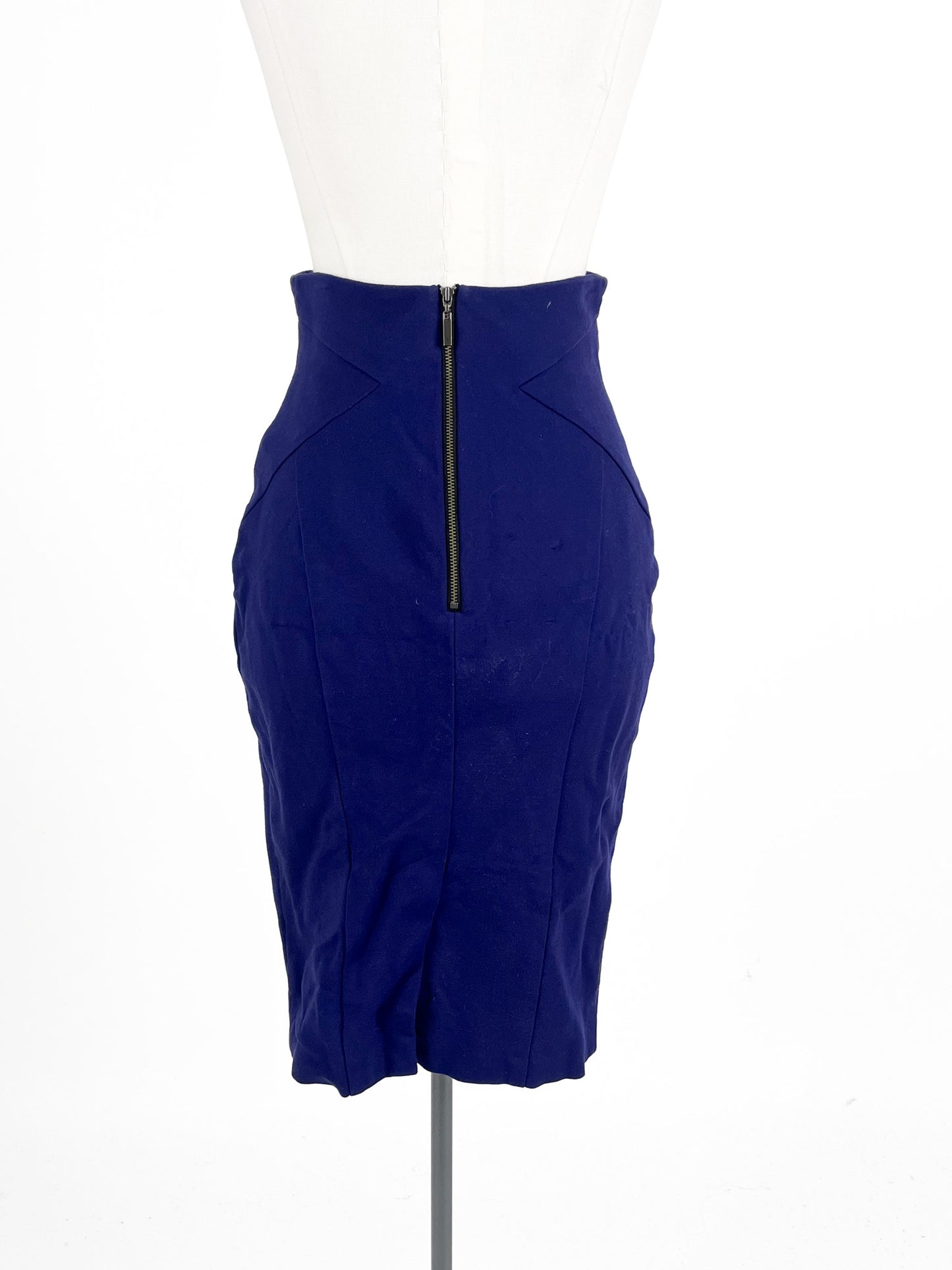CUE | Navy Workwear Skirt | Size 6