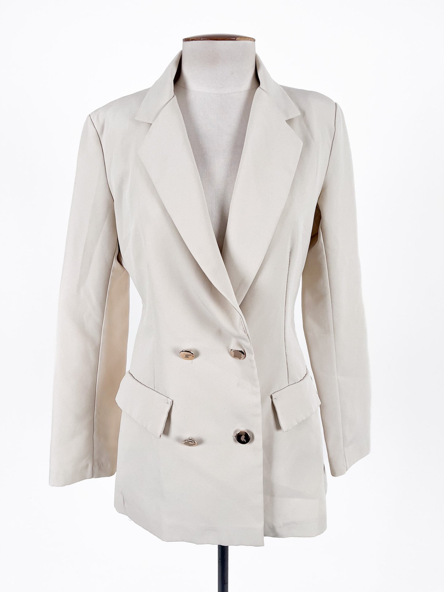 Boohoo | White Casual/Workwear Jacket | Size 8