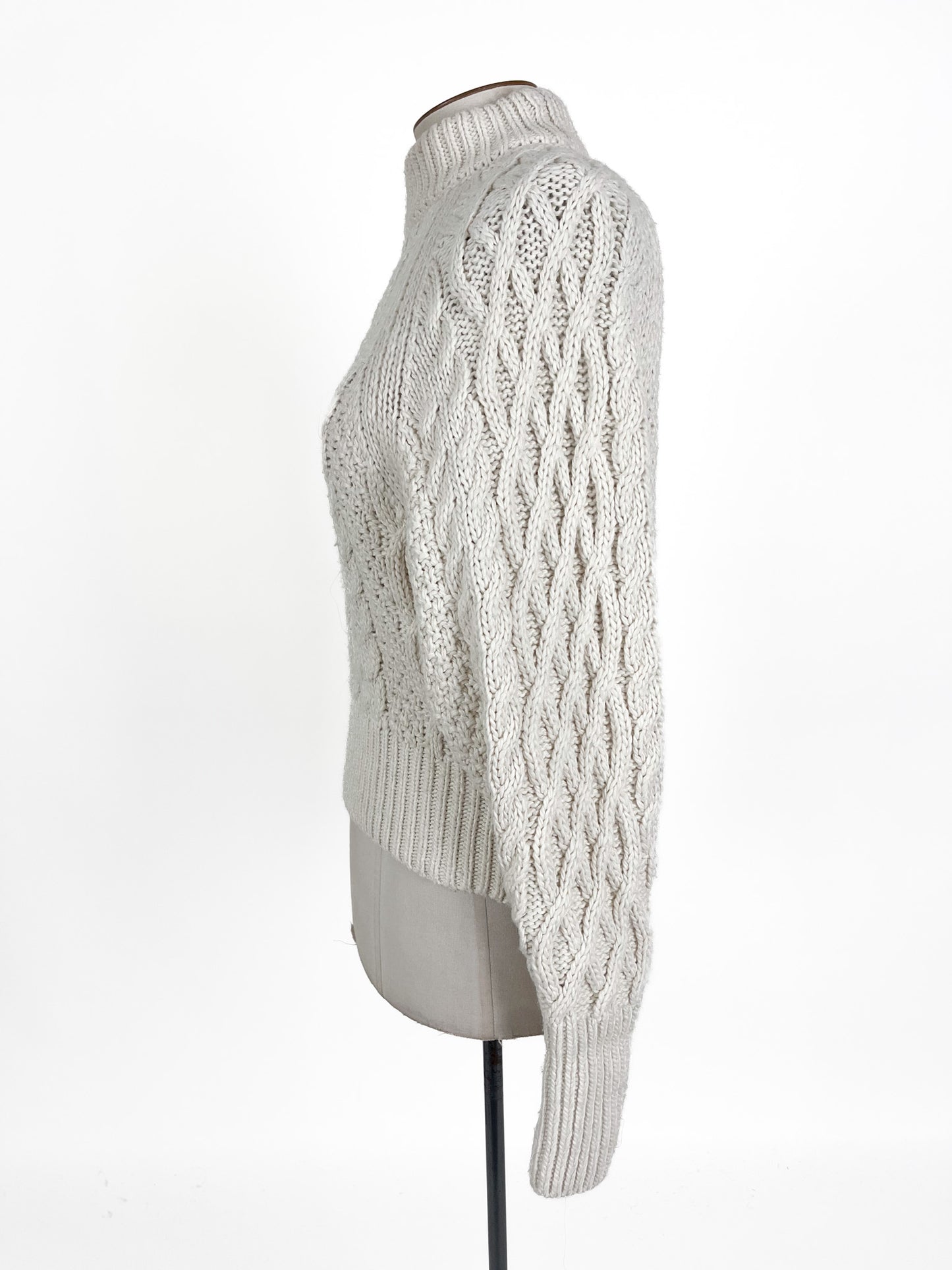 H&M | White Casual Jumper | Size S