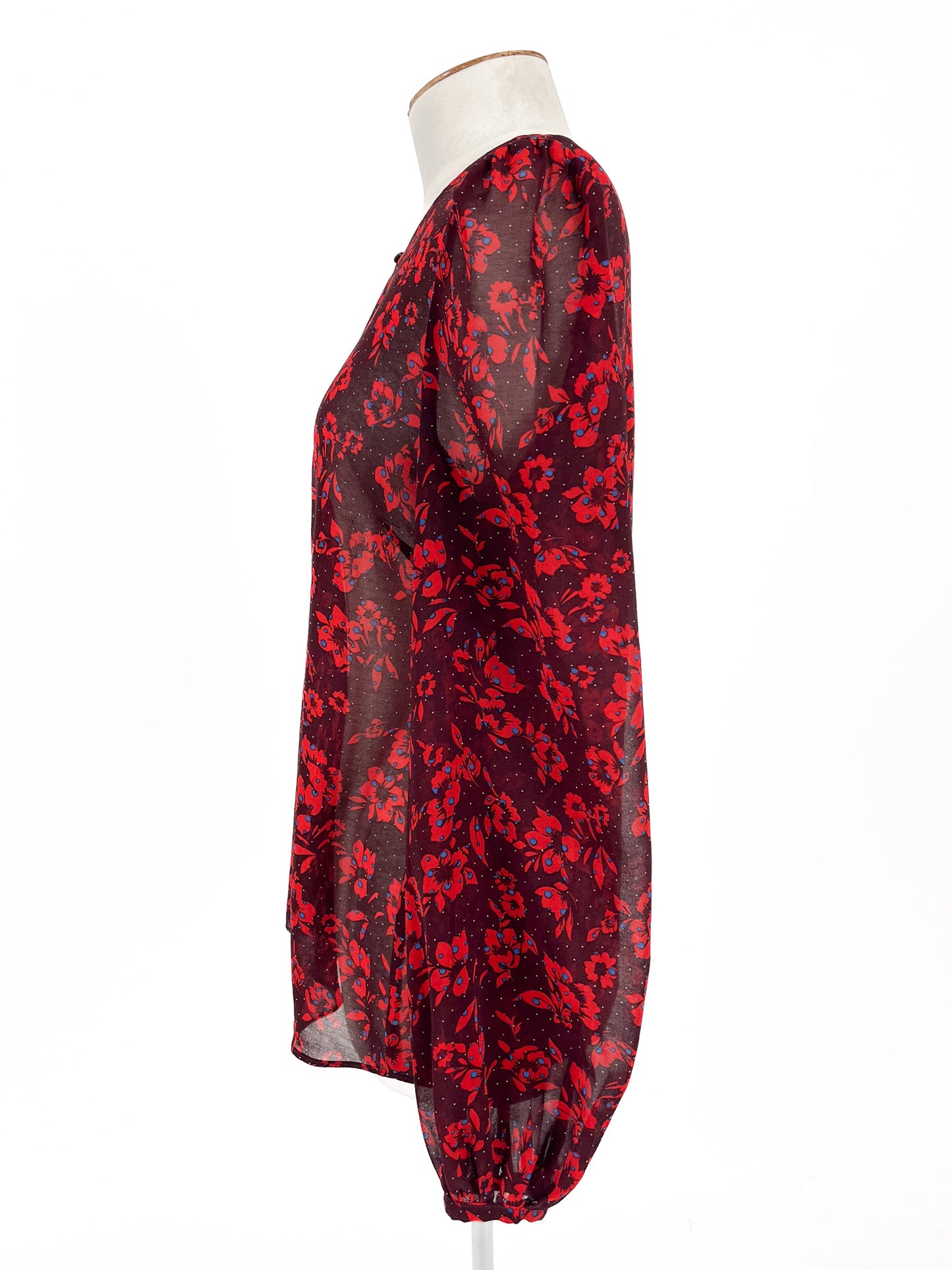 Mango | Red Workwear Top | Size S