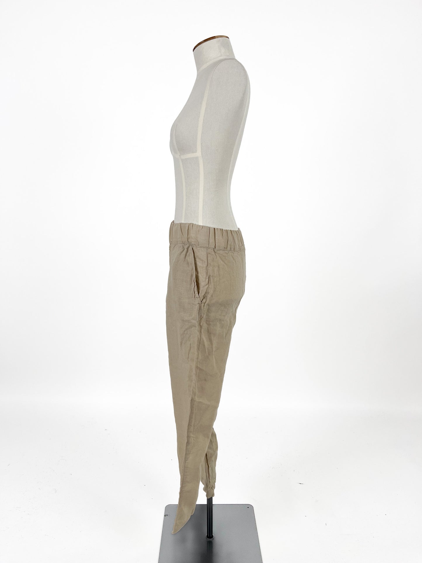 Len.Ok | Beige High waisted Pants | Size S
