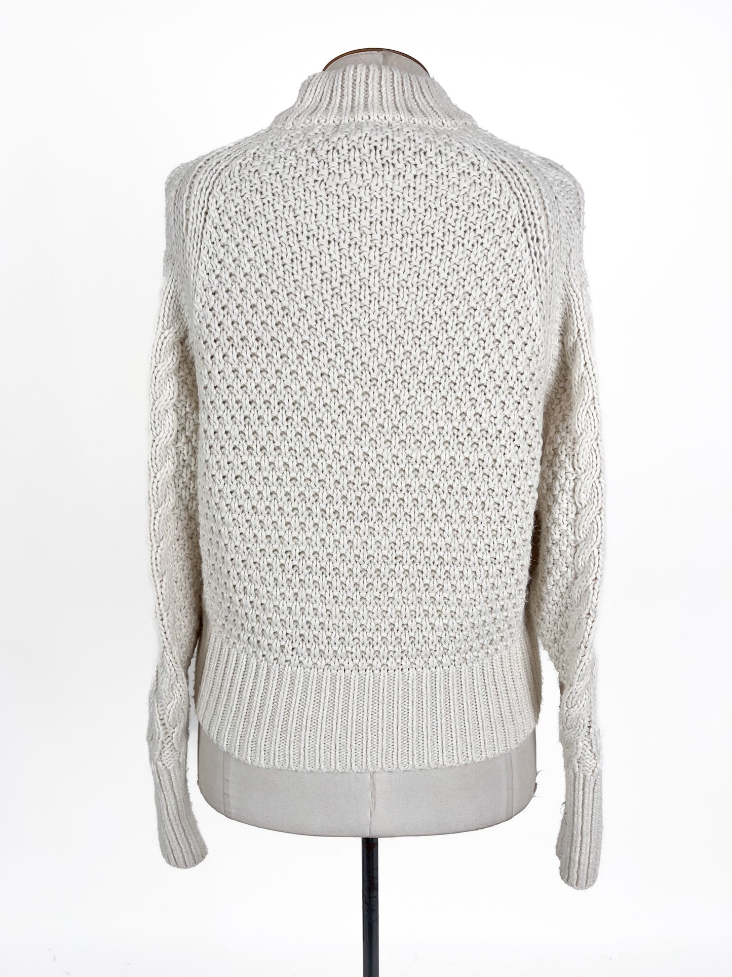 H&M | White Casual Jumper | Size S
