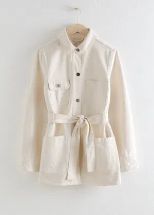 & Other Stories | Beige Casual/Workwear Jacket | Size 8