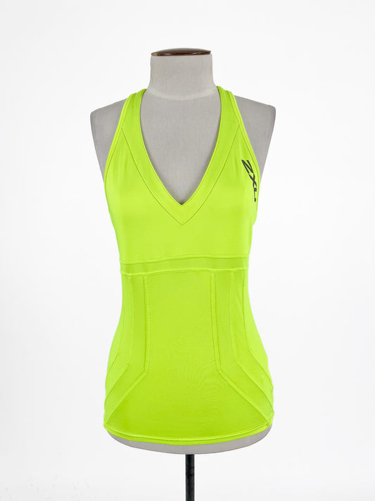 2XU | Yellow Casual Activewear Top | Size S