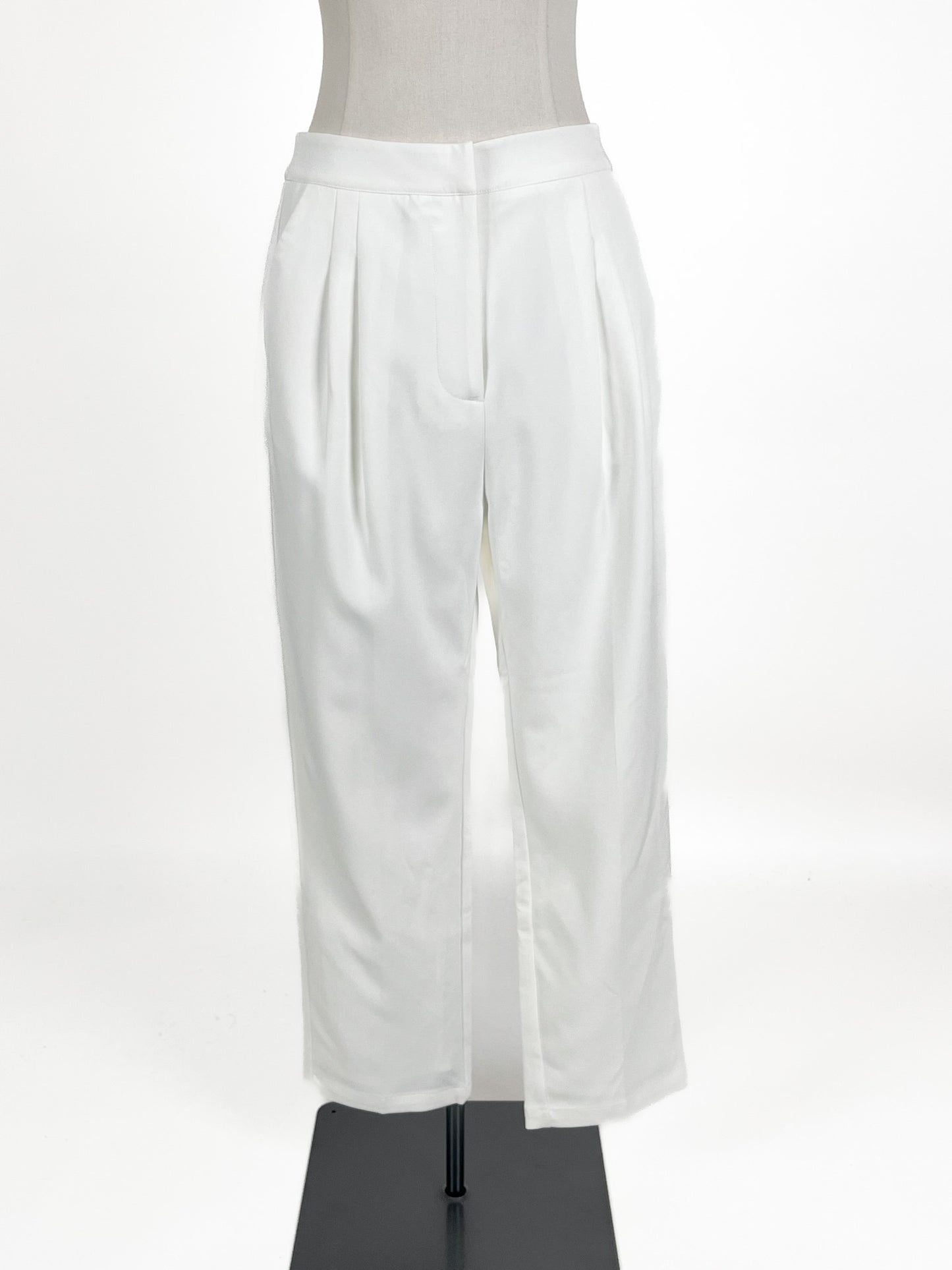 Lovet | White Wide leg Pants | Size M