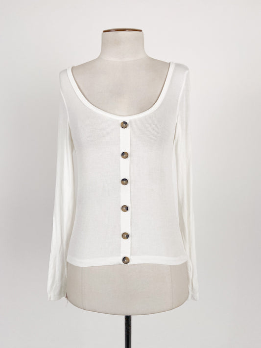 Brave Soul | White Casual Top | Size S