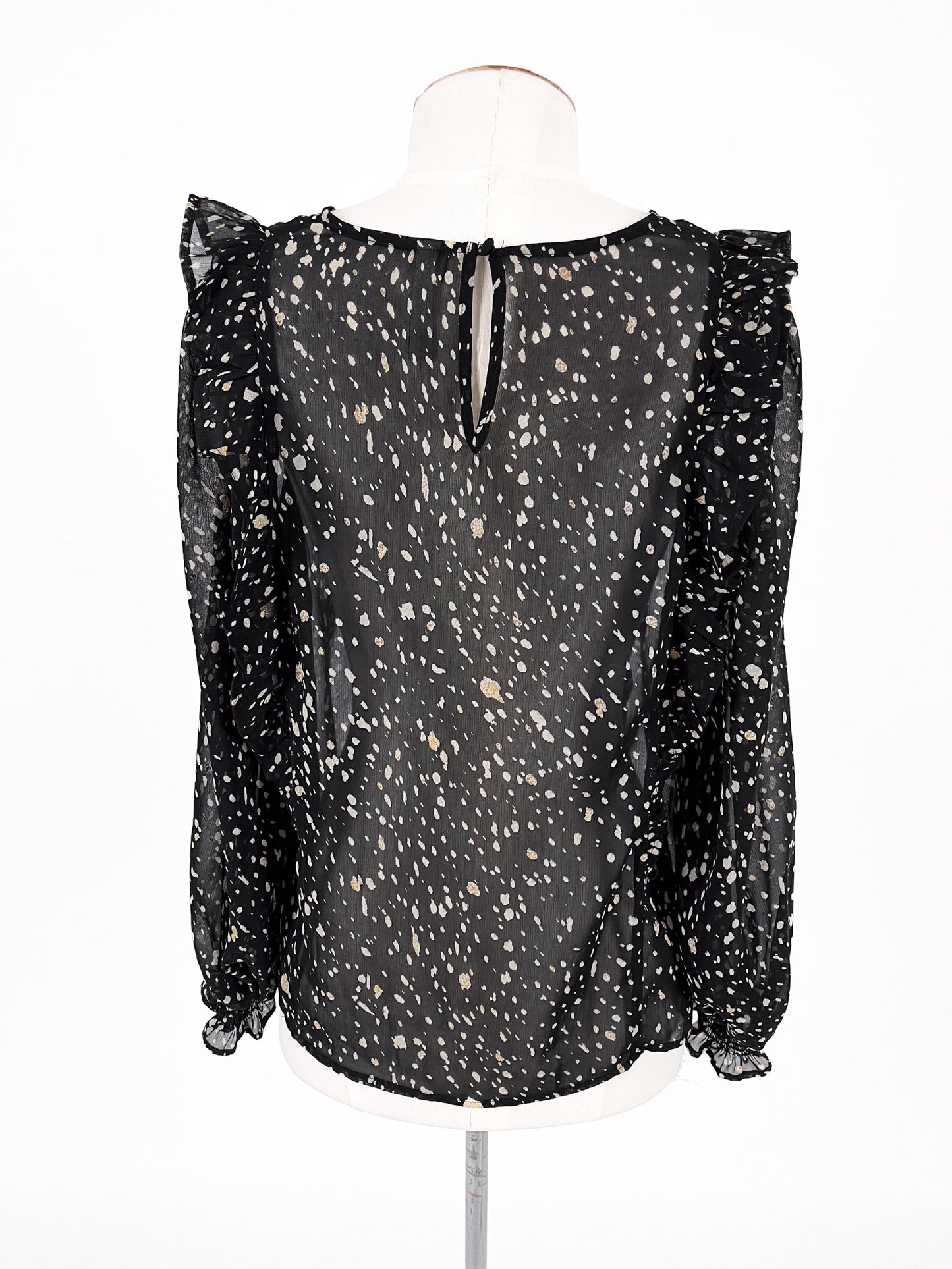 Seeking Lola | Black Workwear Top | Size 8