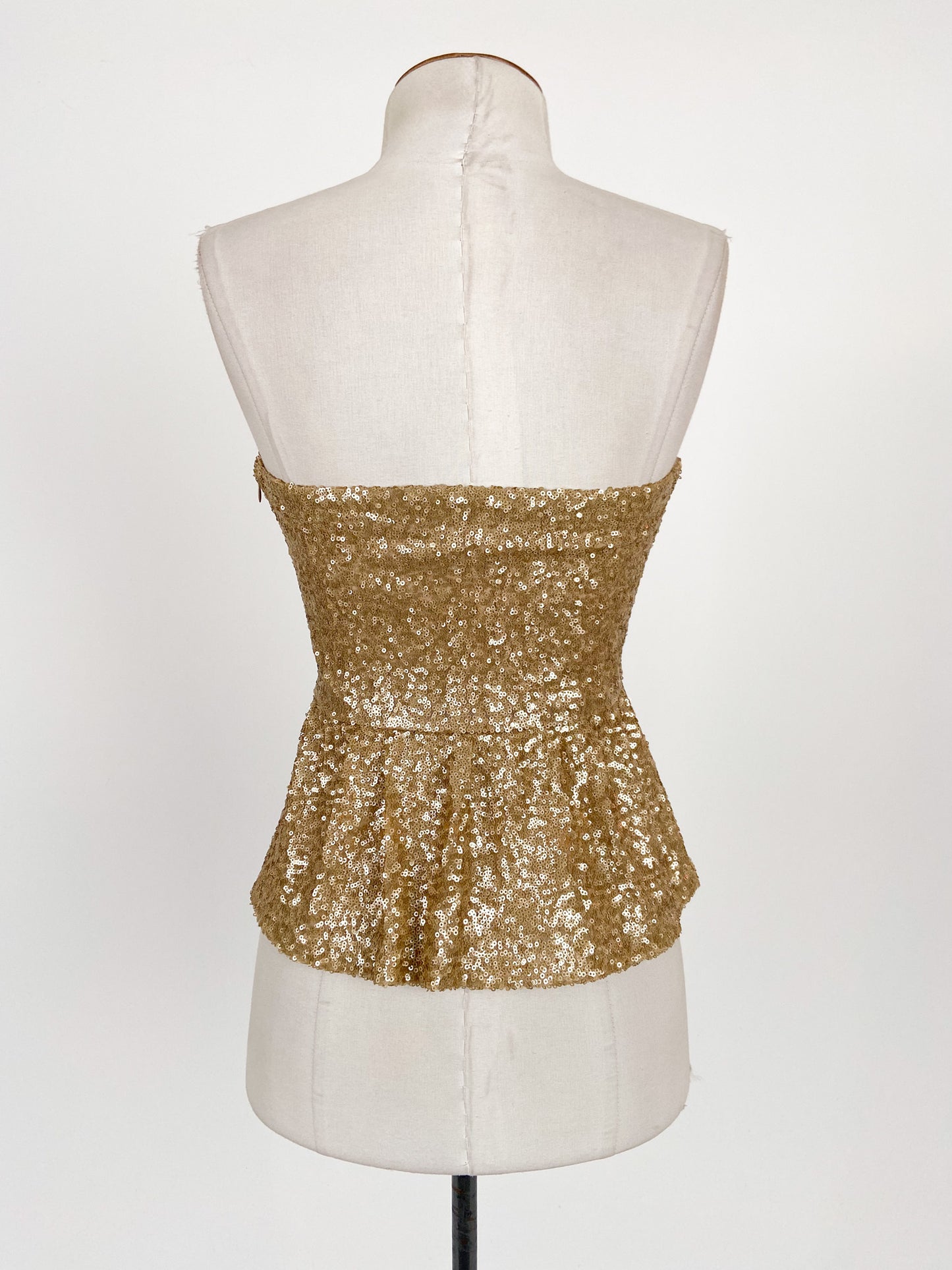 Forever 21 | Gold Cocktail Top | Size S