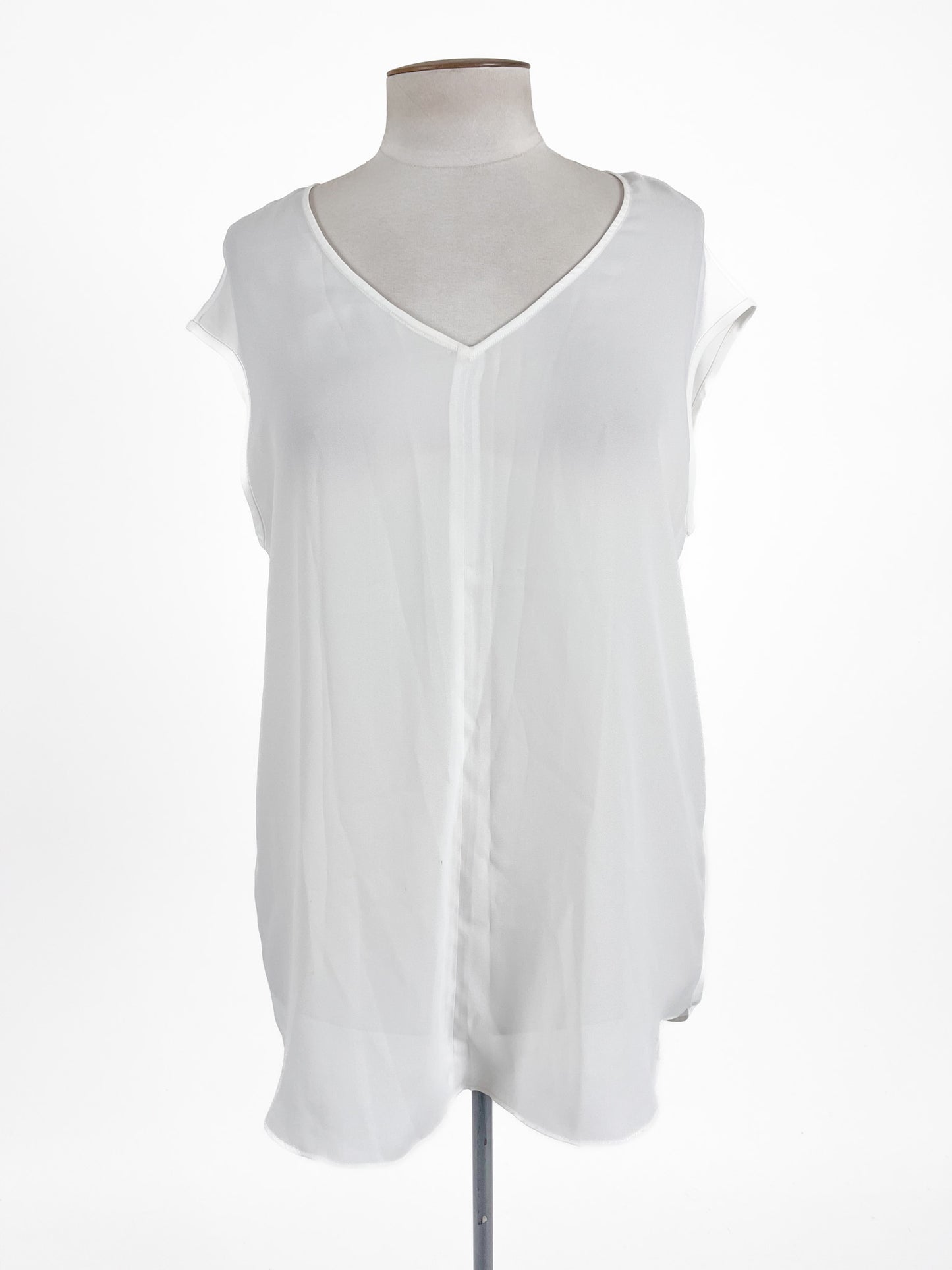 Ashley Fogel | White Casual Top | Size 16