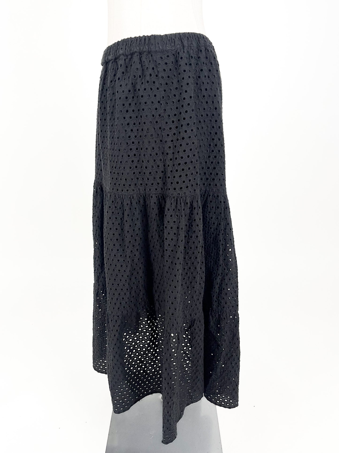 Seed Heritage - Black Midi Skirt (Size 16)
