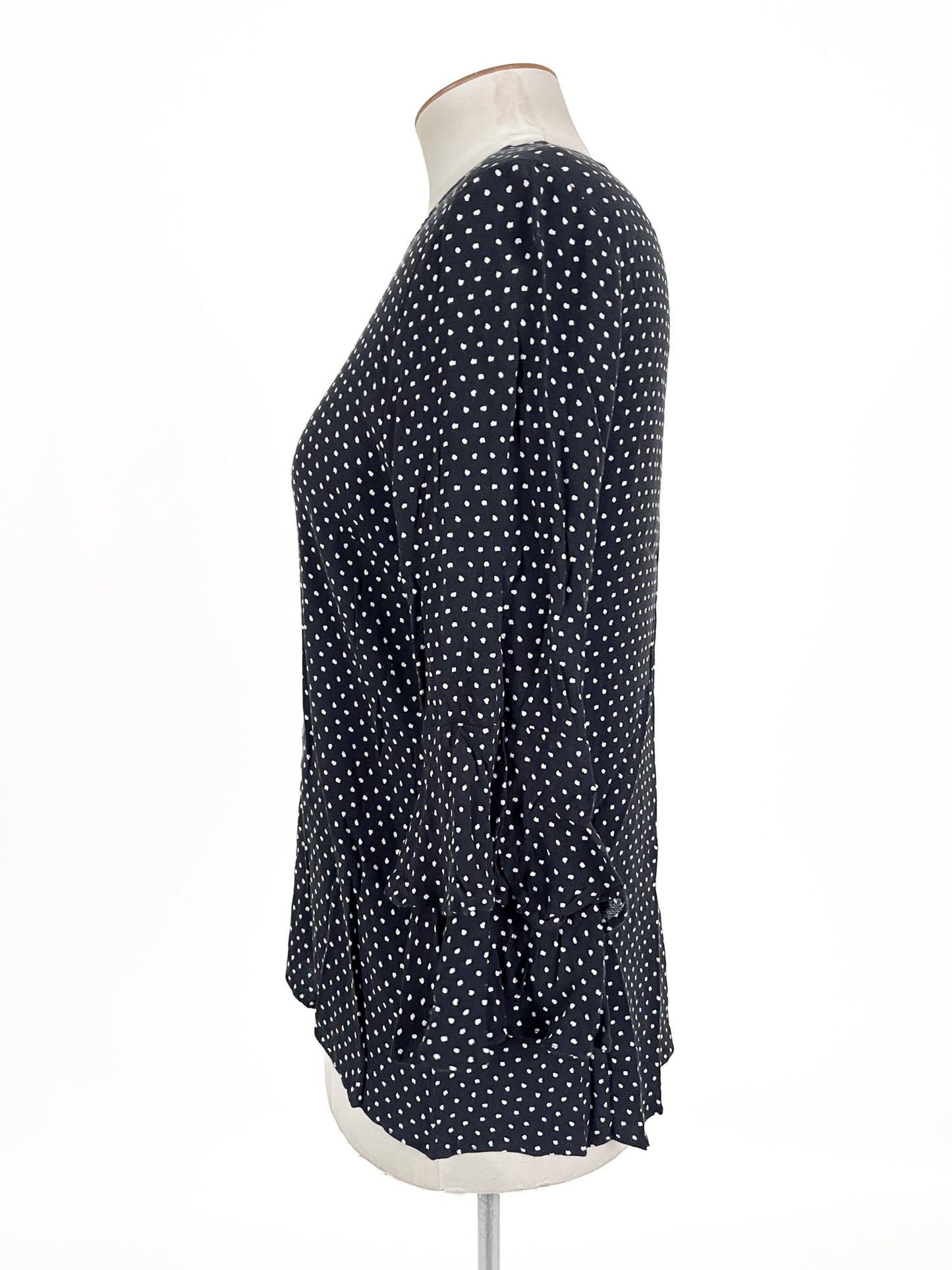 Ella J | Black Casual Top | Size 12