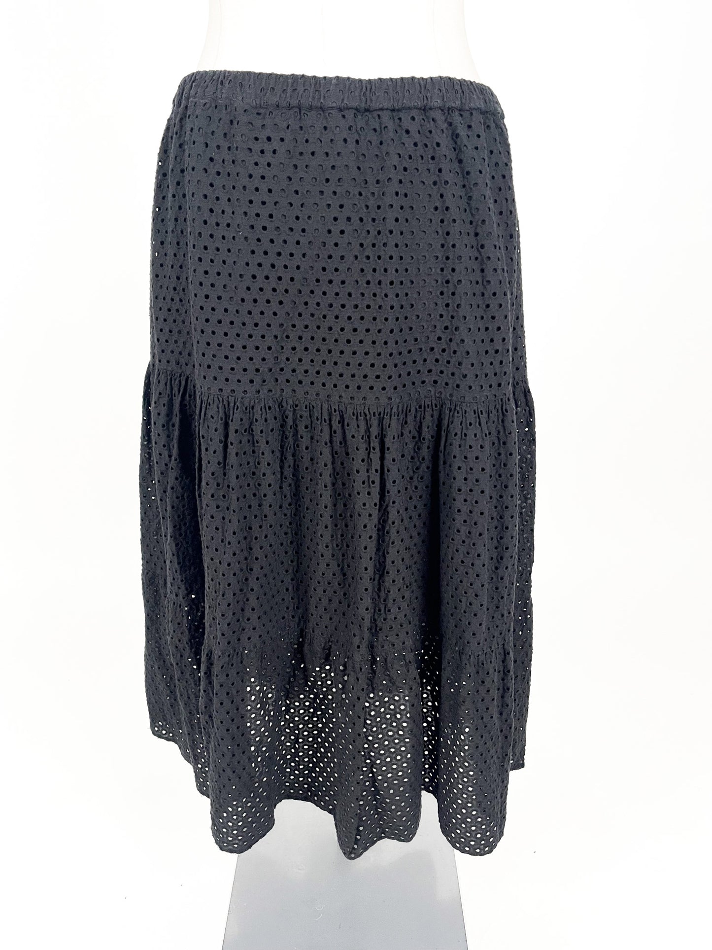 Seed Heritage - Black Midi Skirt (Size 16)