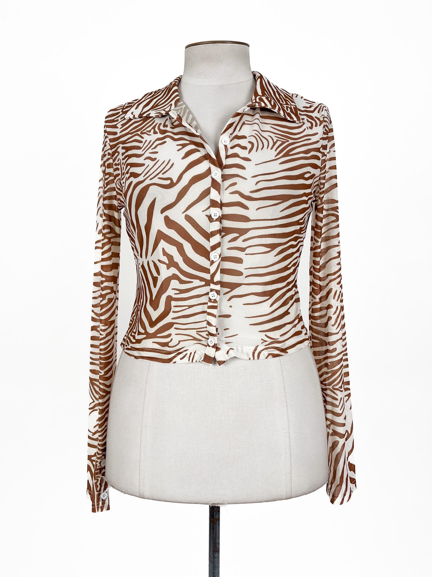 Lioness | Brown Casual Top | Size L