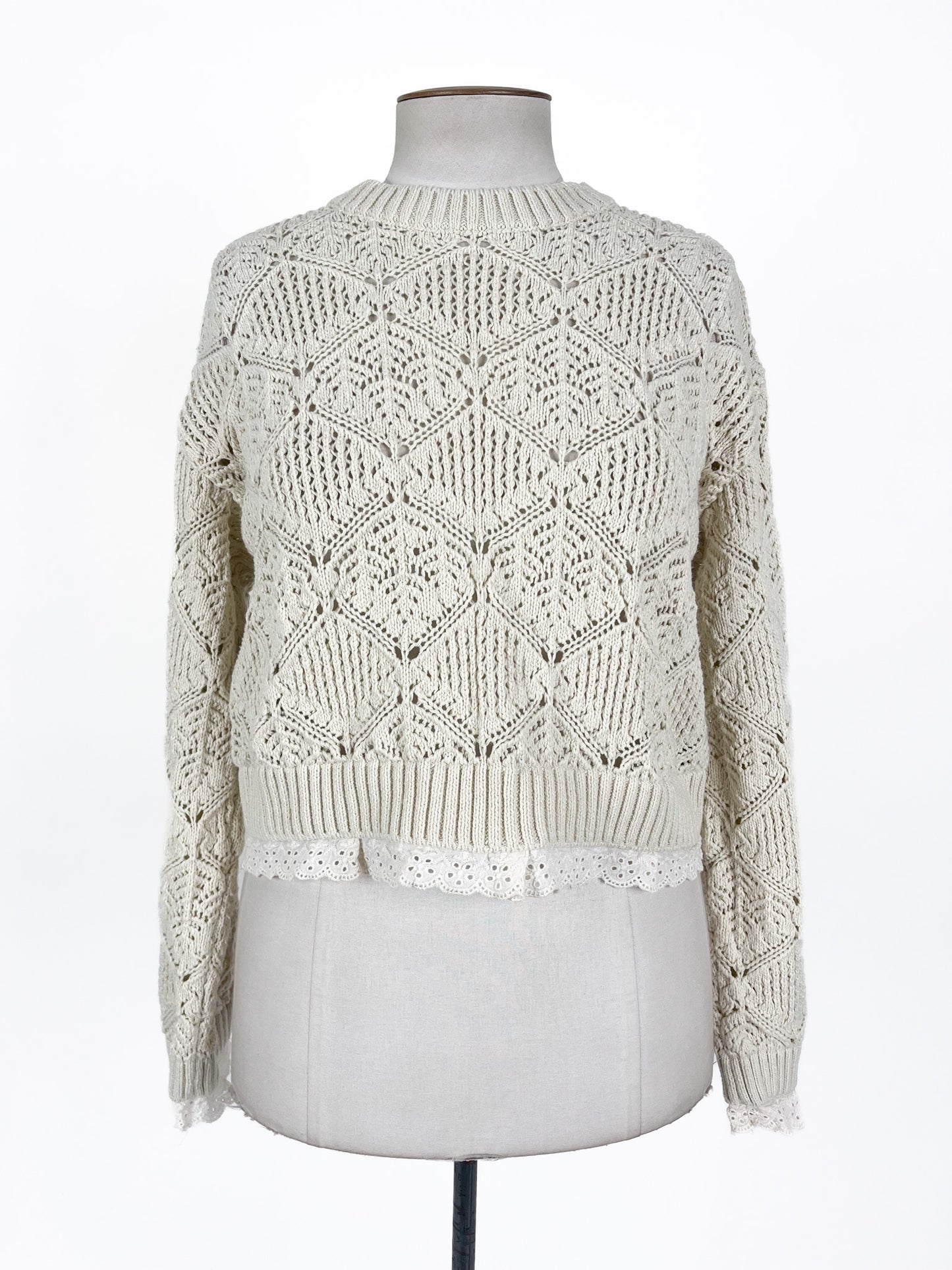 Zara | Beige Casual Jumper | Size L