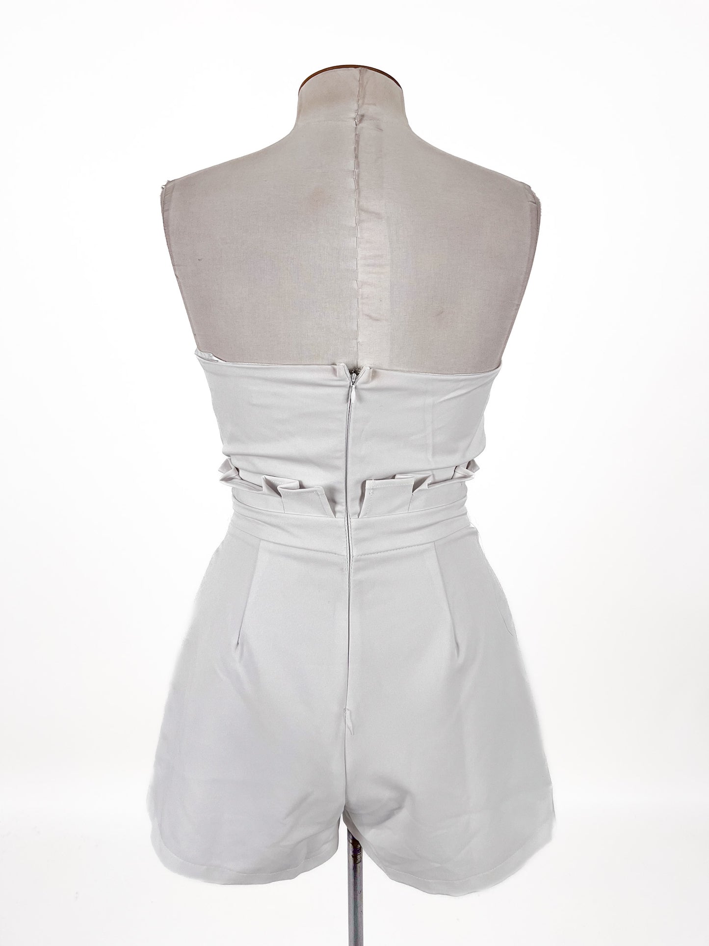 Missguided | White Casual/Cocktail Playsuit | Size 12