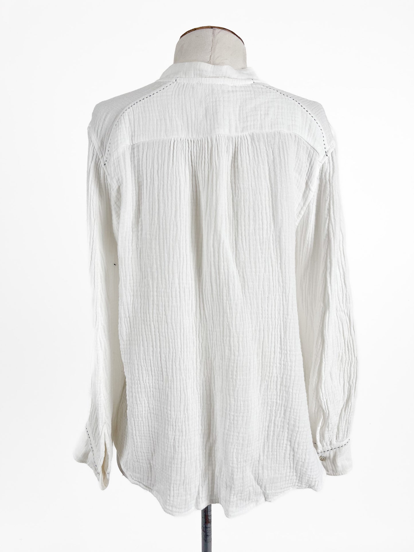 Madly Sweetly | White Casual Top | Size 8