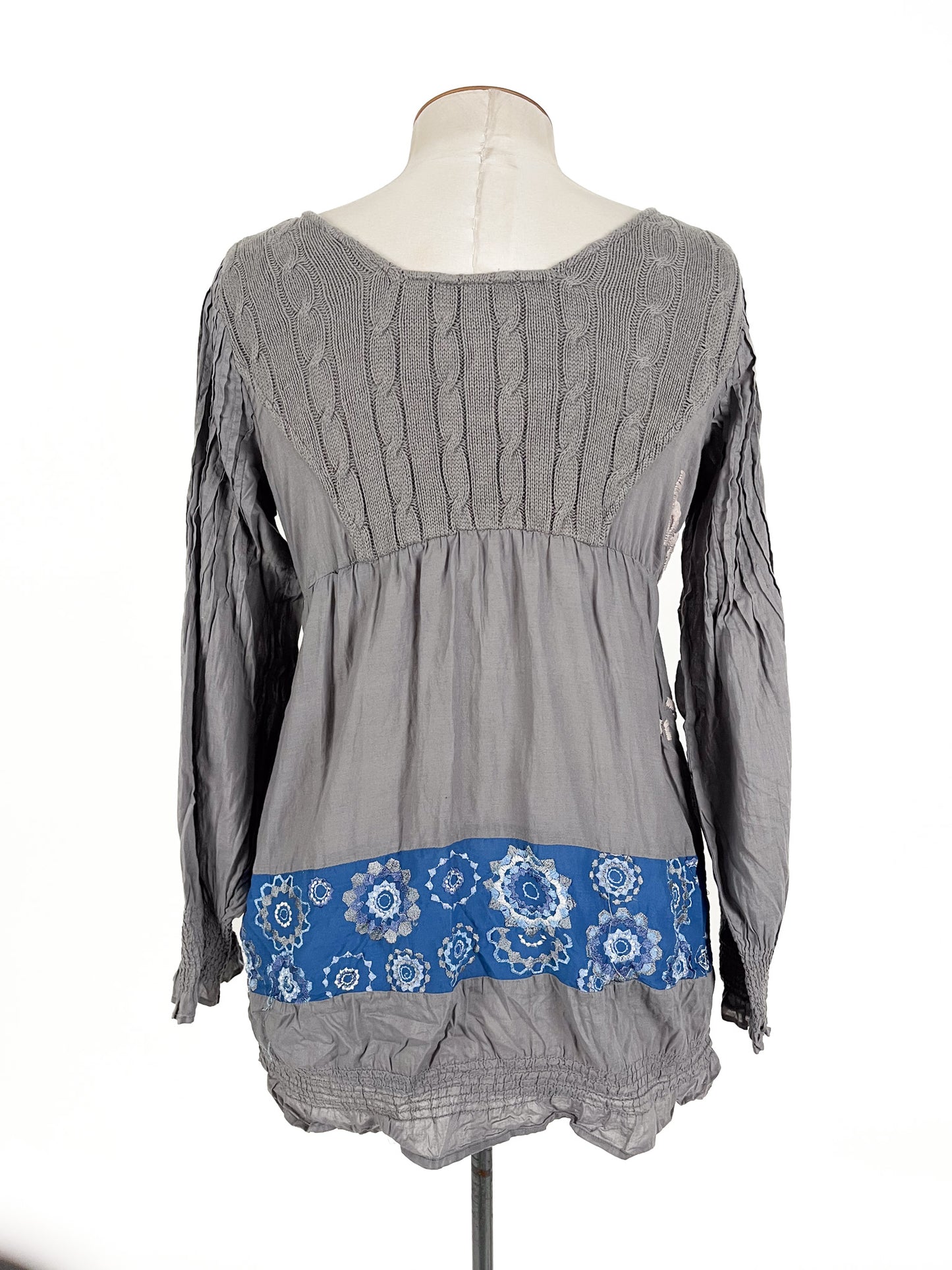 Desigual | Grey Casual Top | Size XL