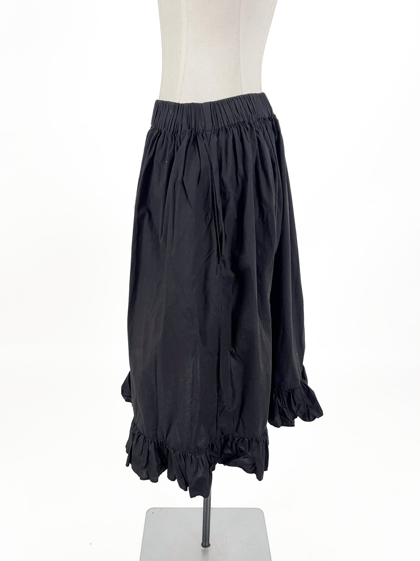 Karen Walker - Black Midi Skirt (Size 10)