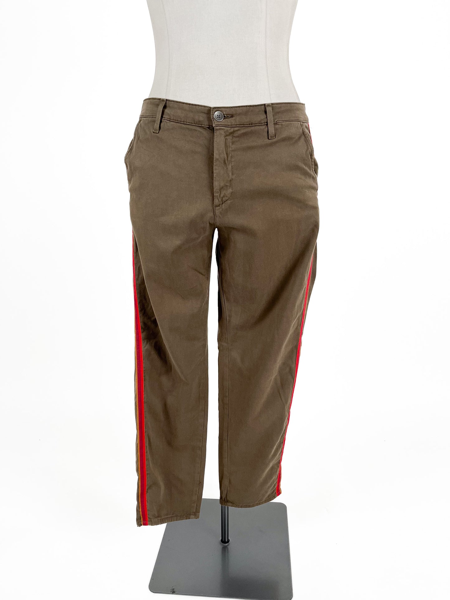 Adriano Goldschmted | Green Cropped Pants | Size 12