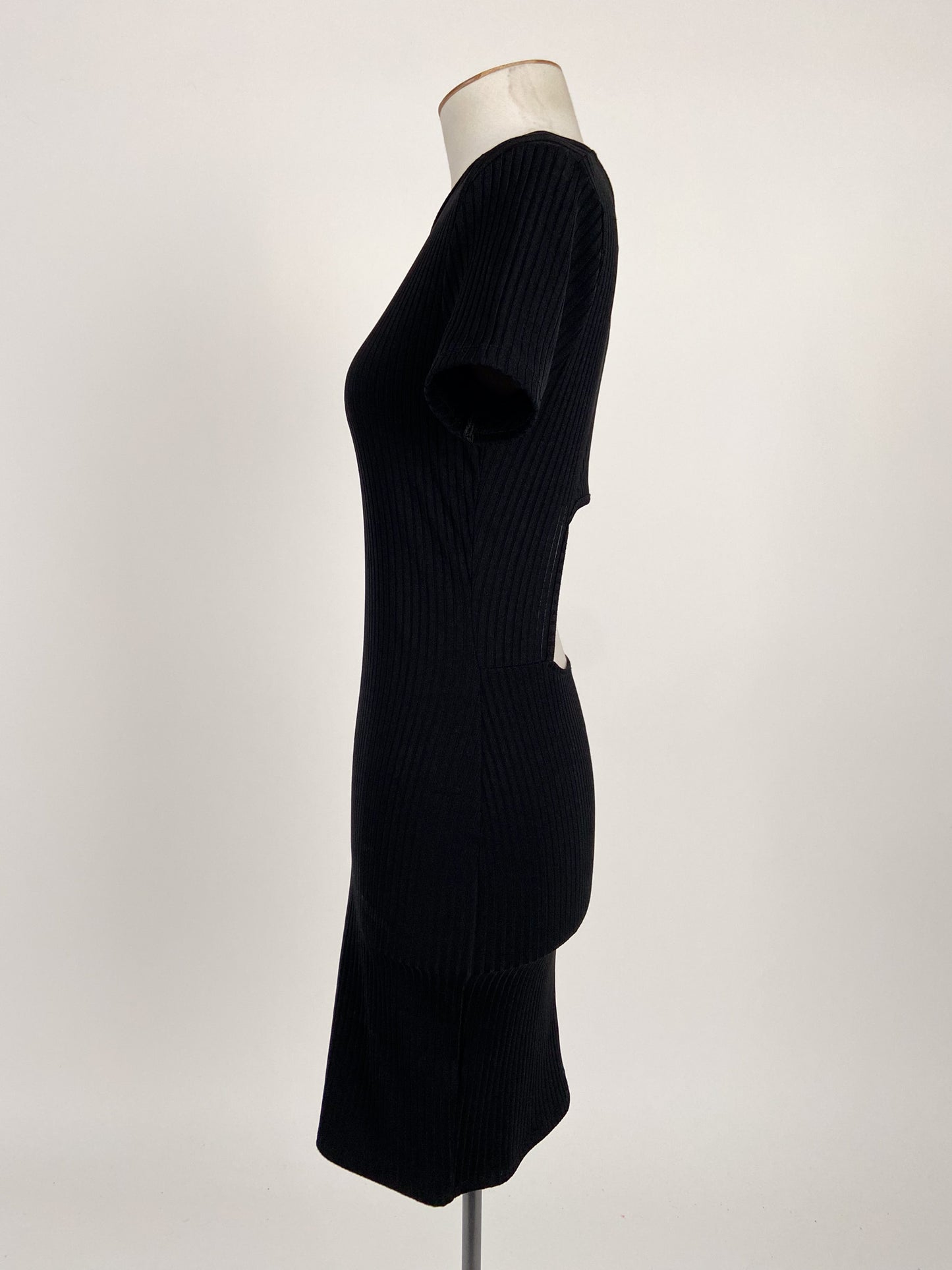 Topshop | Black Casual/Cocktail Dress | Size 8
