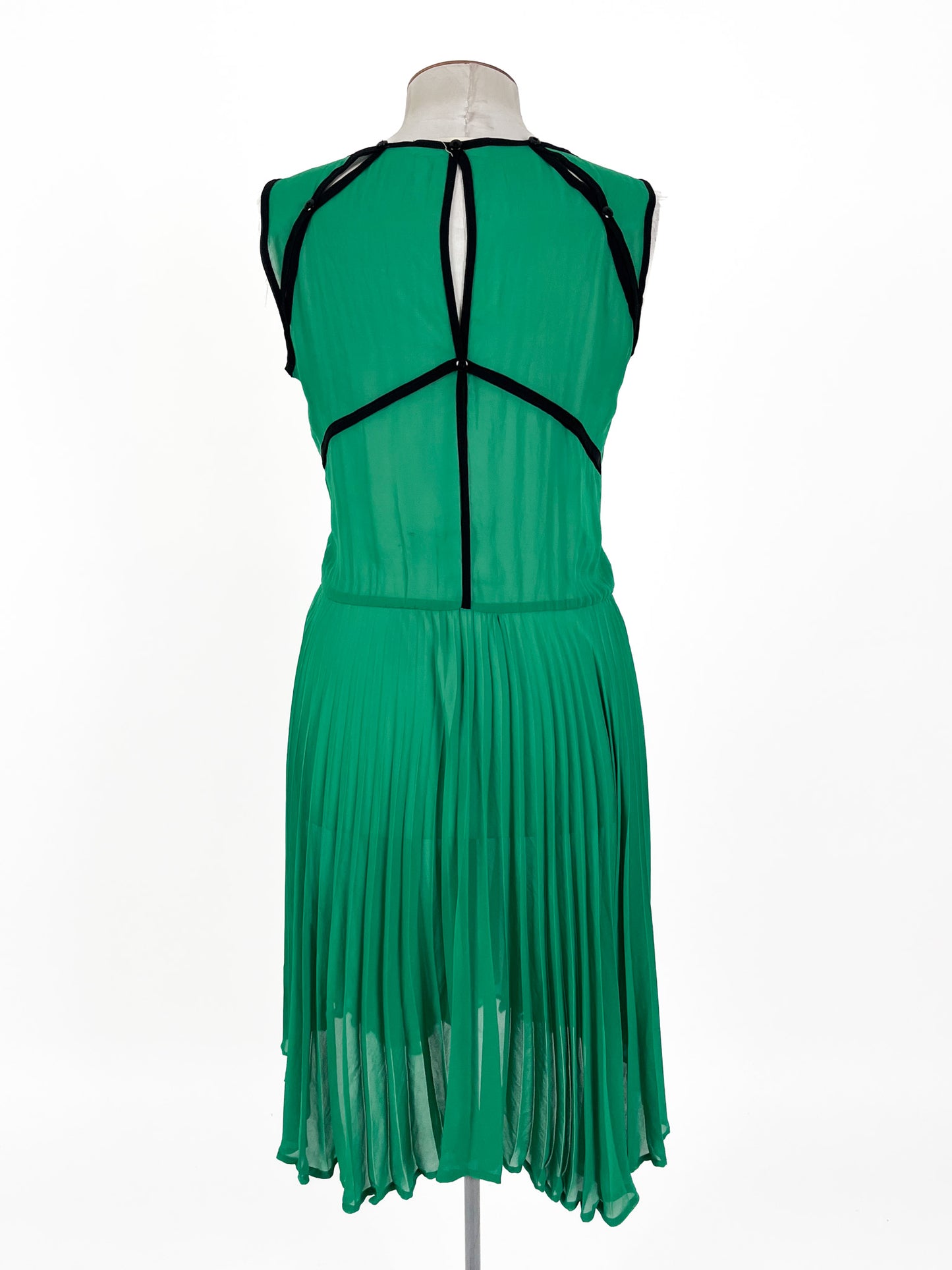 Andrea Moore - Green Midi Dress (Size 10)
