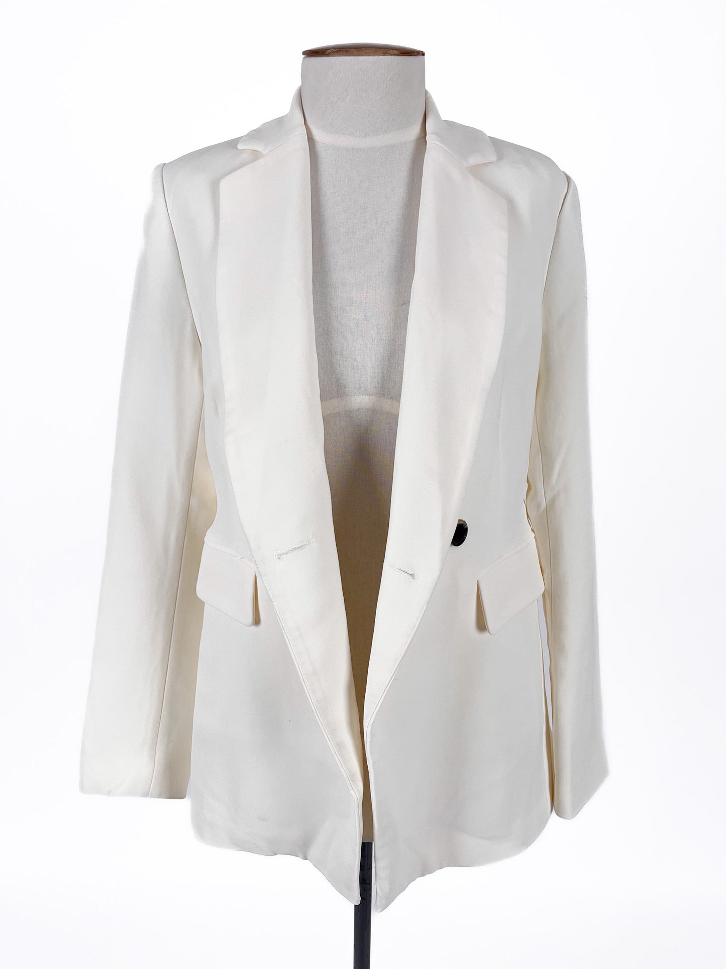 State of Play | White Workwear Jacket | Size 8