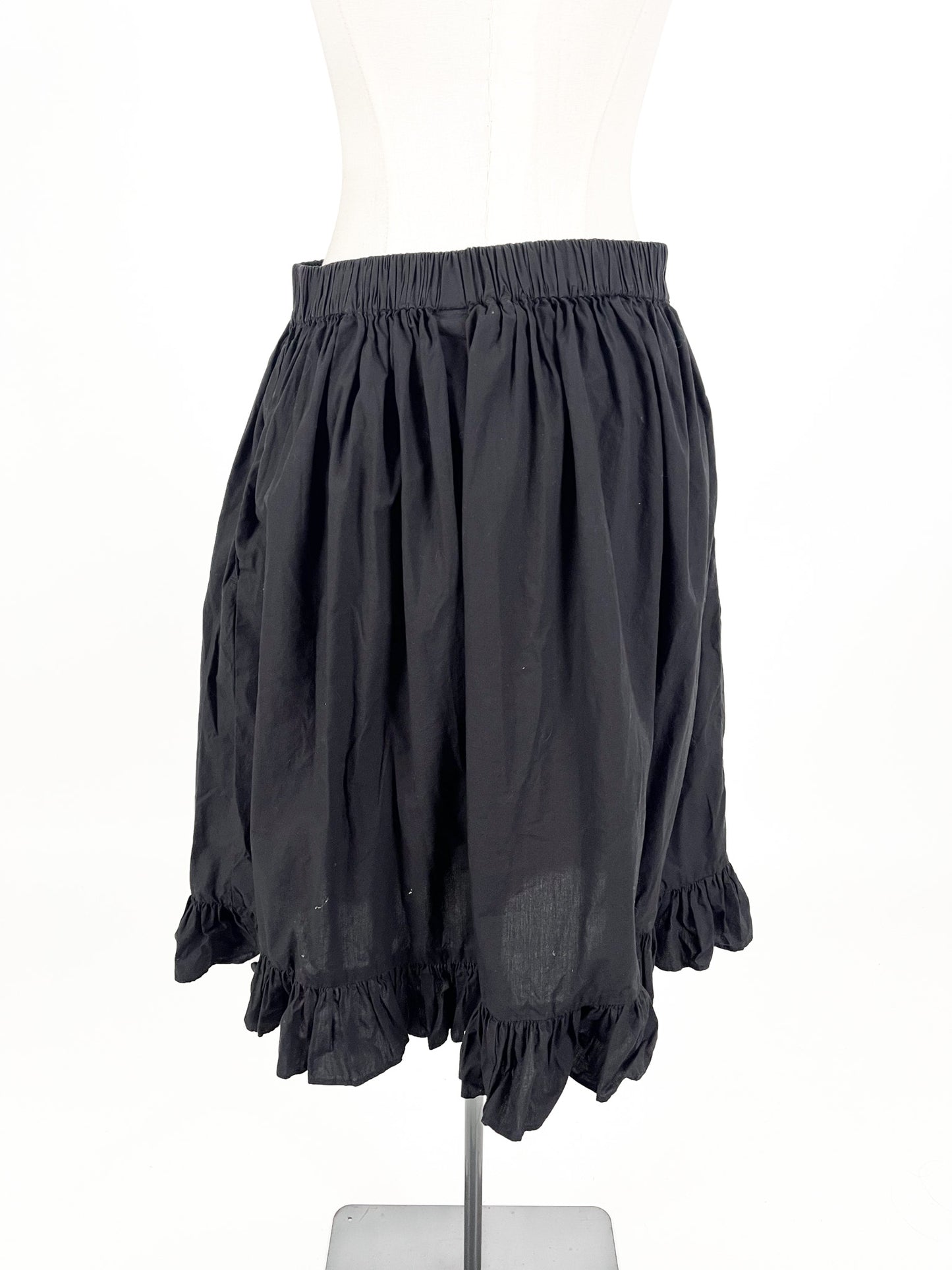 Karen Walker - Black Midi Skirt (Size 10)