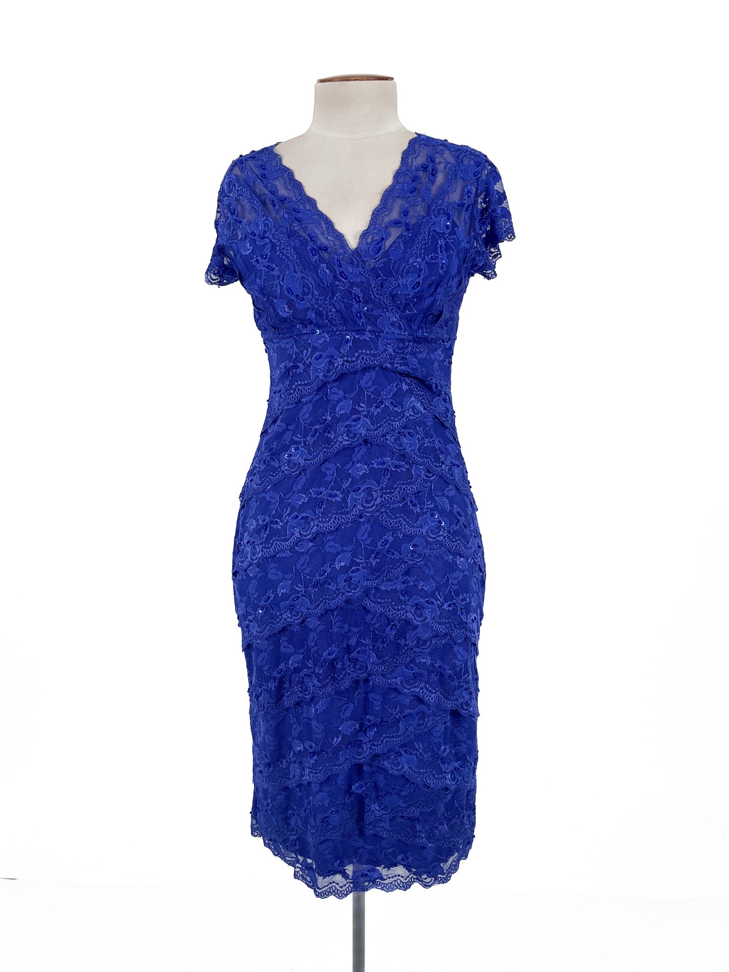Grace Hill | Blue Cocktail Dress | Size 8
