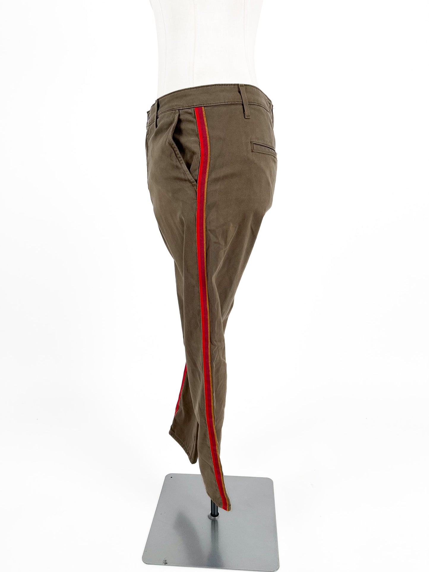 Adriano Goldschmted | Green Cropped Pants | Size 12