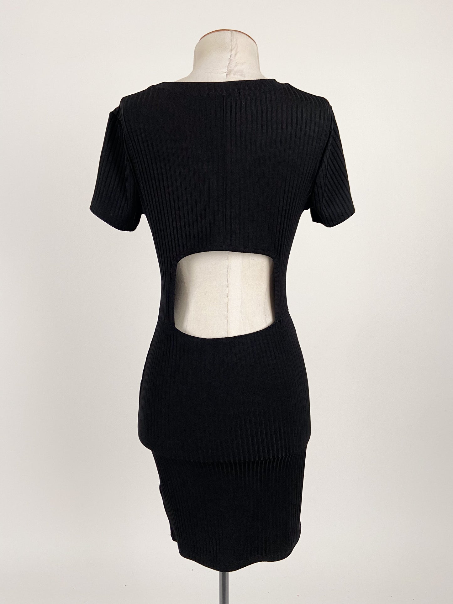 Topshop | Black Casual/Cocktail Dress | Size 8