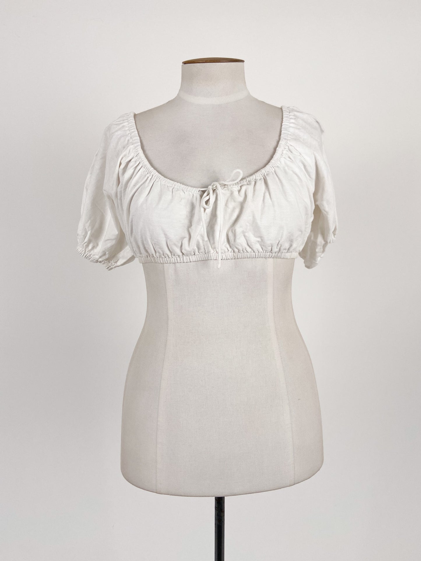 Sabo | White Casual/Cocktail Top | Size M
