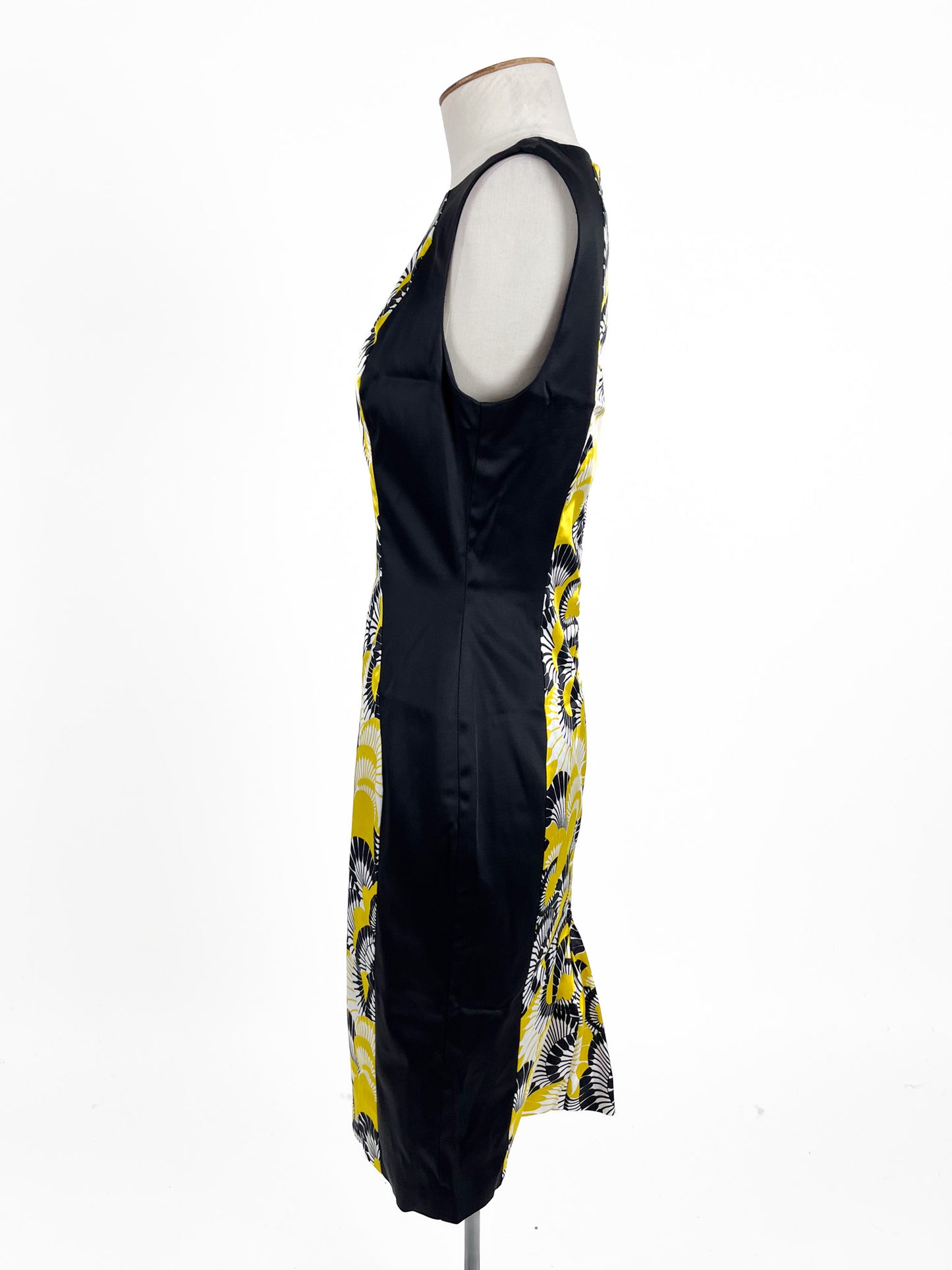 CUE | Multicoloured Workwear Dress | Size 8