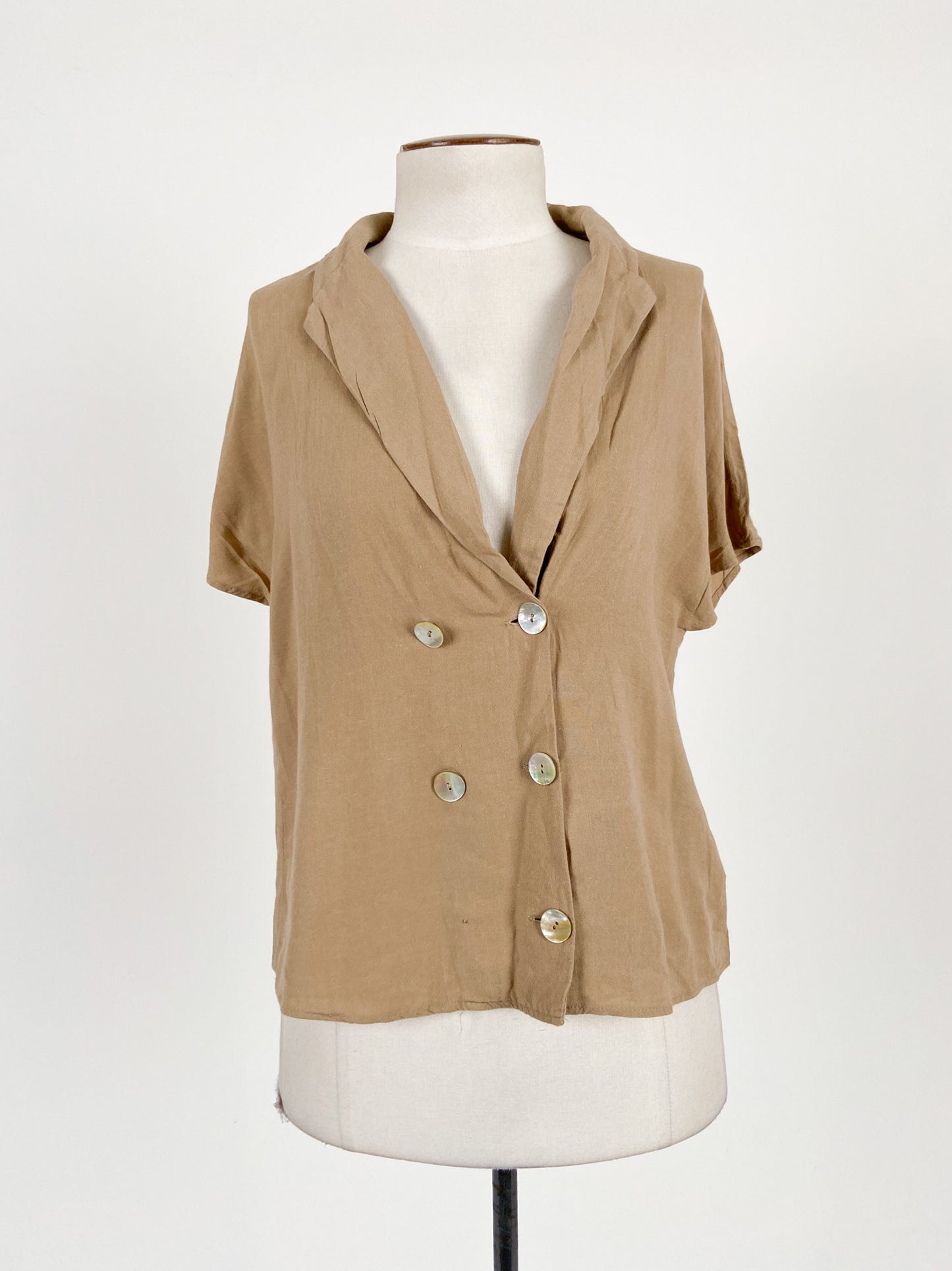 Zara | Beige Casual/Workwear Top | Size S