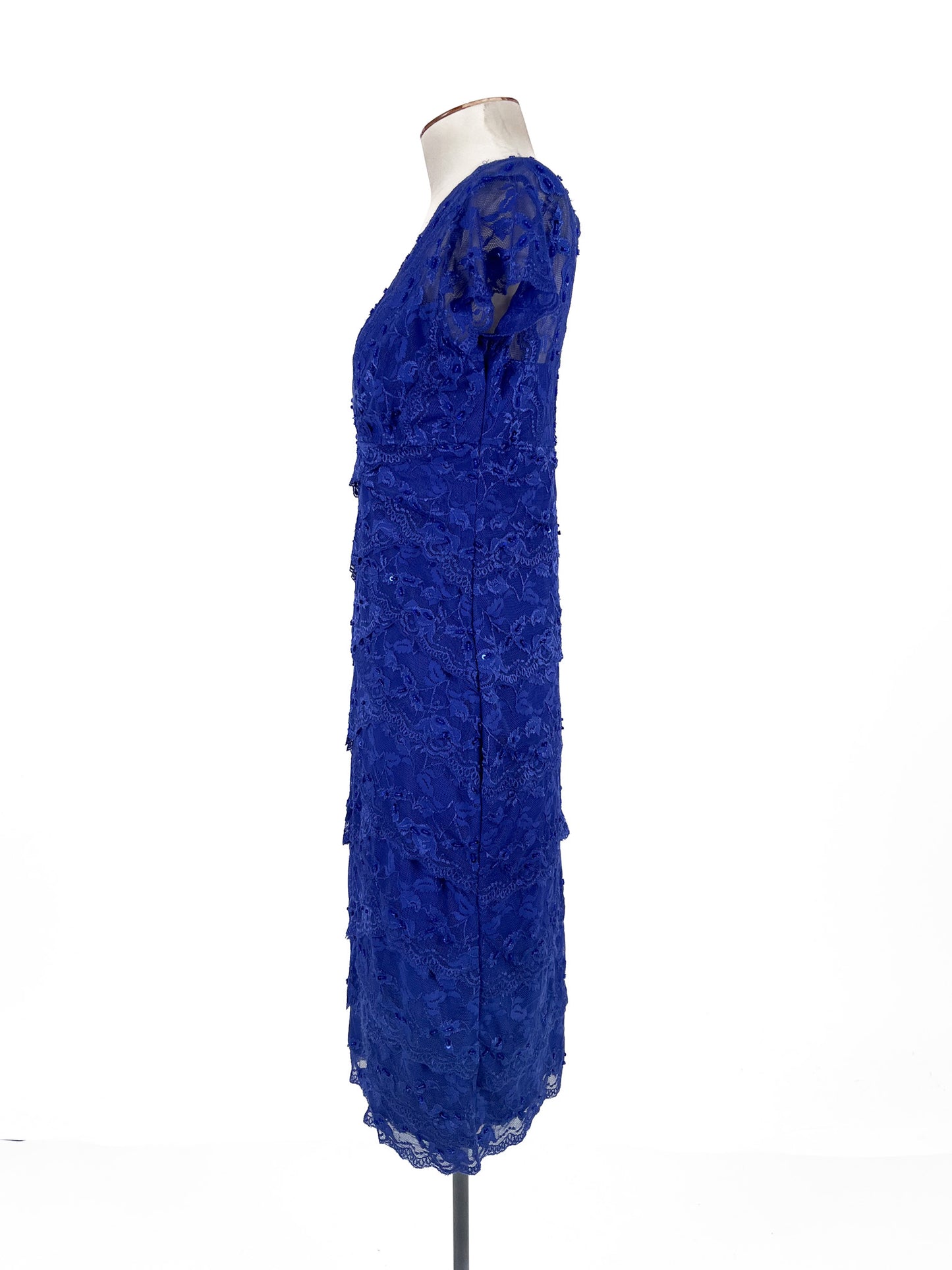 Grace Hill | Blue Cocktail Dress | Size 8